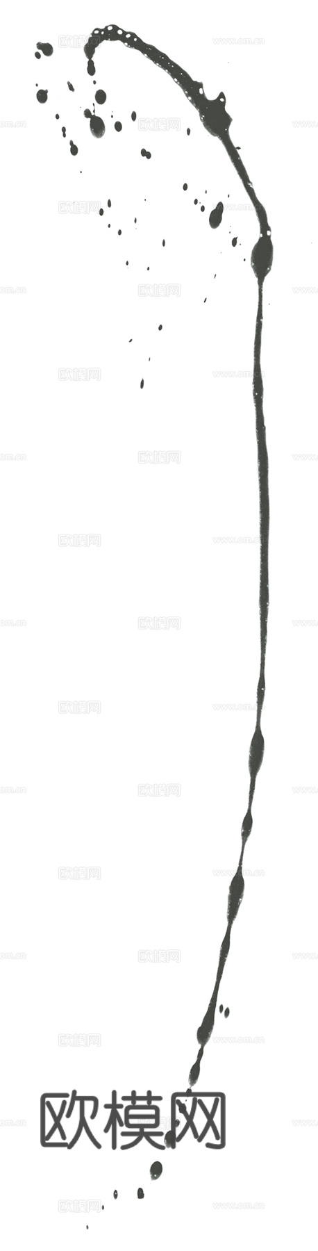 飞溅墨迹 水迹 污迹 污渍 墨水涂鸦 抽象艺术画