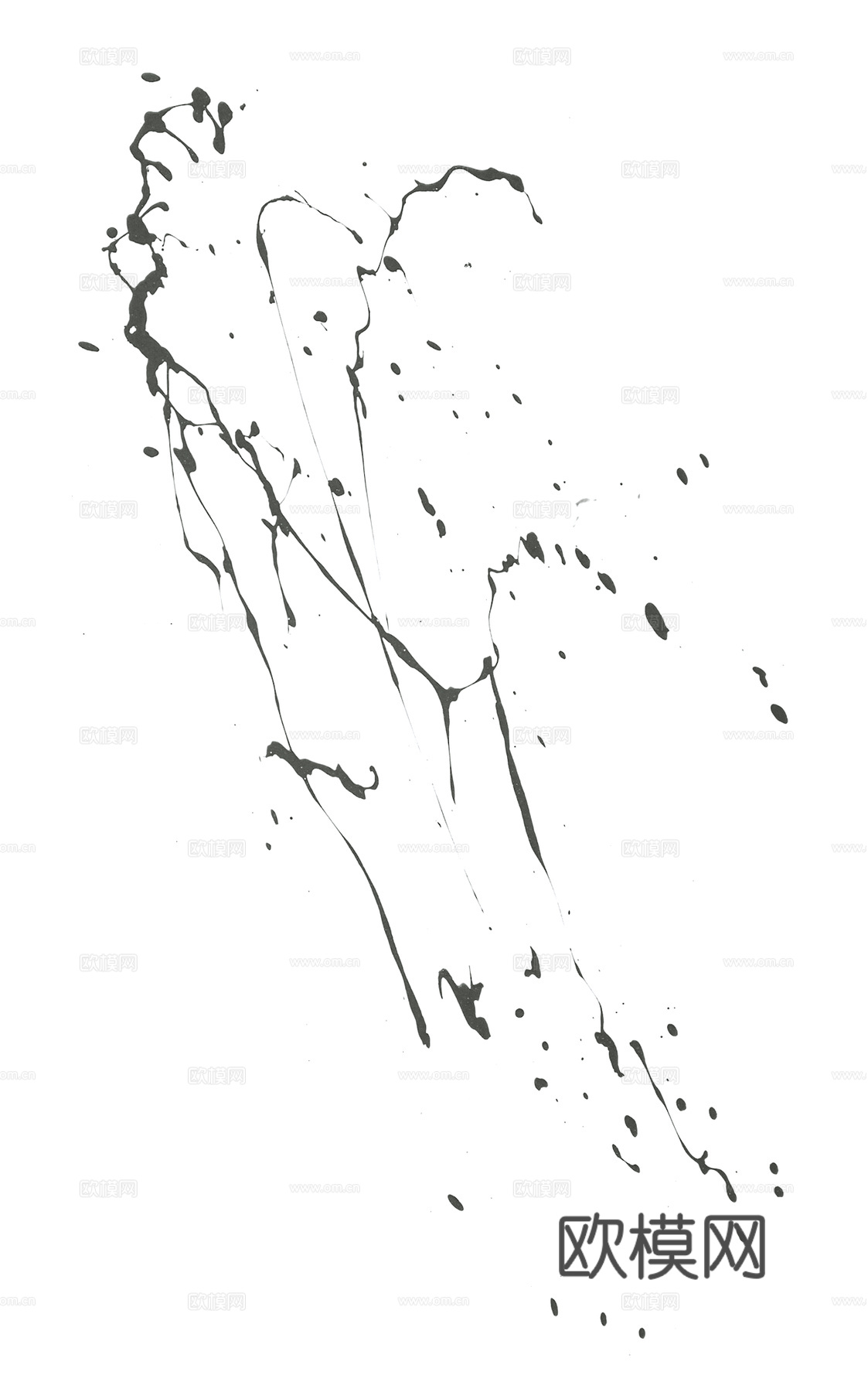 飞溅墨迹 水迹 污迹 污渍 墨水涂鸦