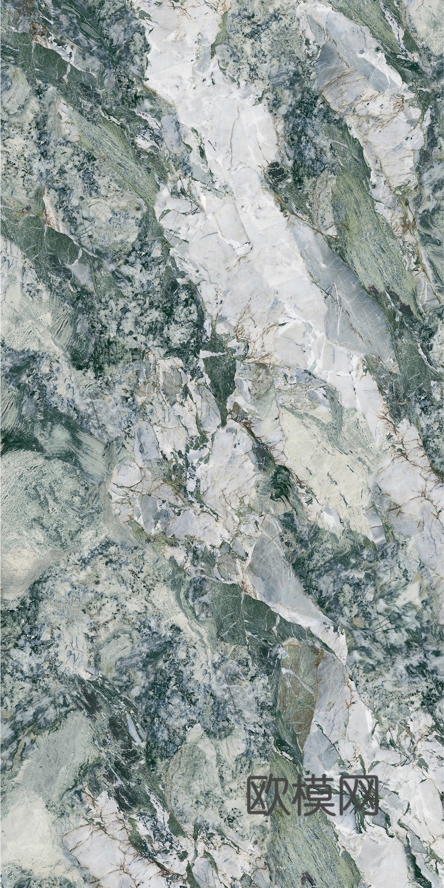翠谷幽兰绿色大理石