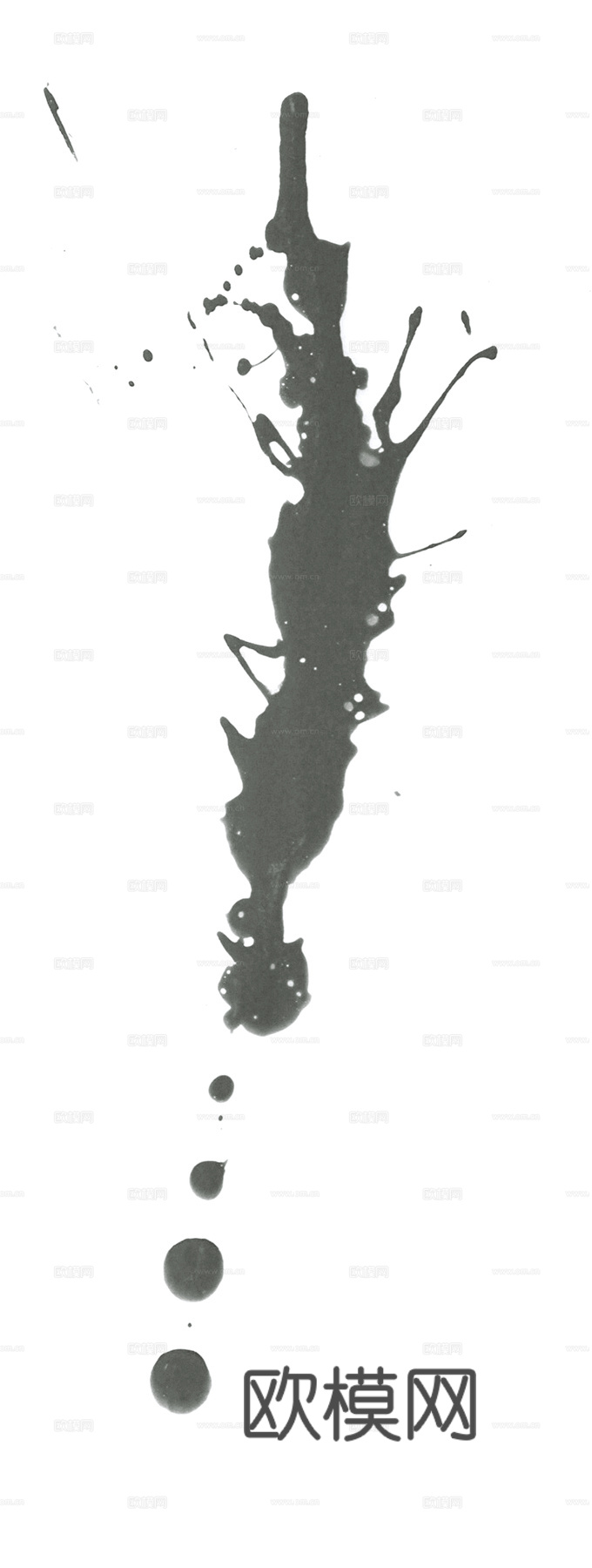 飞溅墨迹 水迹 泼墨 污迹 污渍 墨水涂鸦 抽象艺术画下载