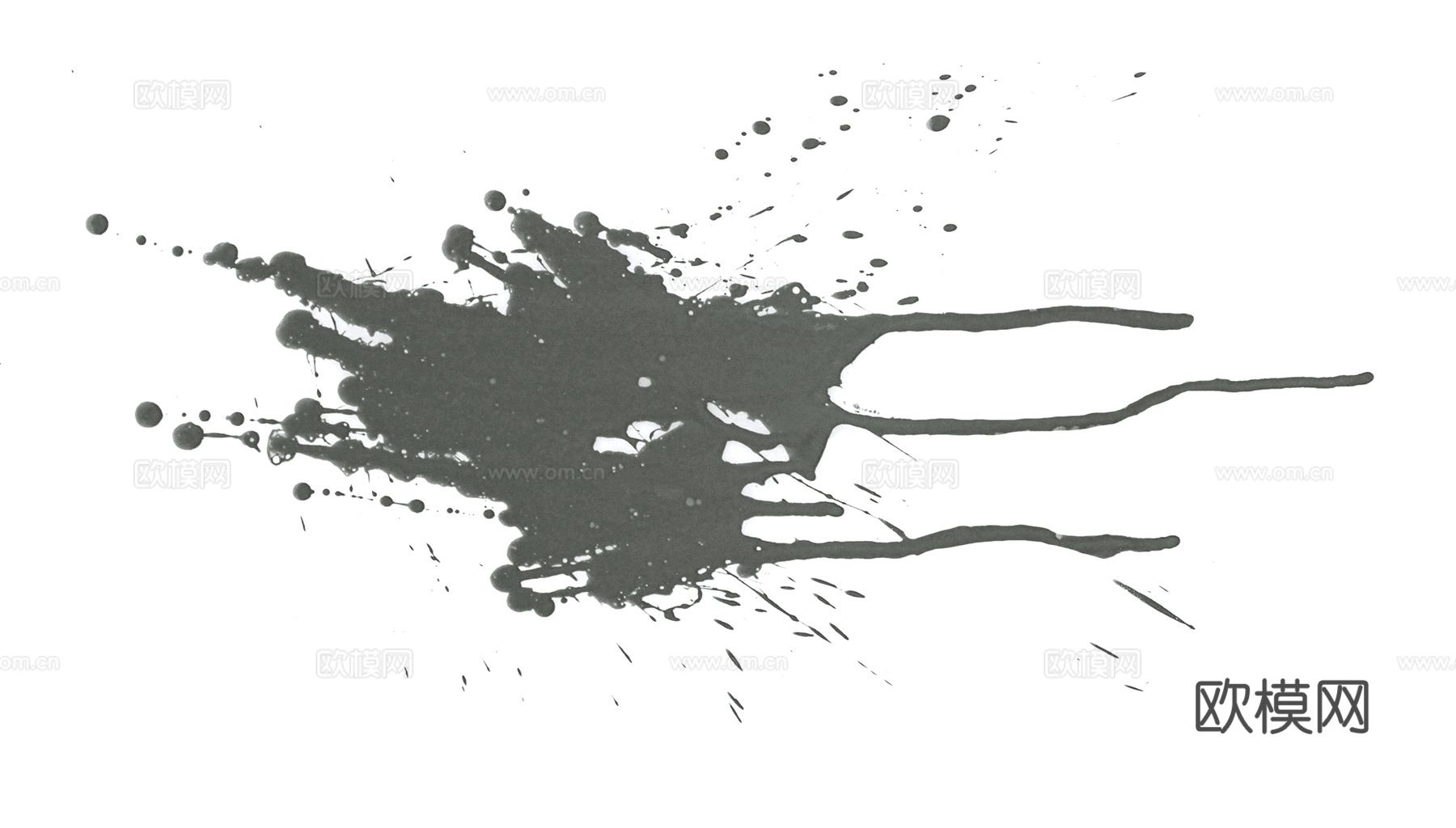飞溅墨迹 水迹 泼墨 污迹 污渍 墨水涂鸦 抽象艺术画下载