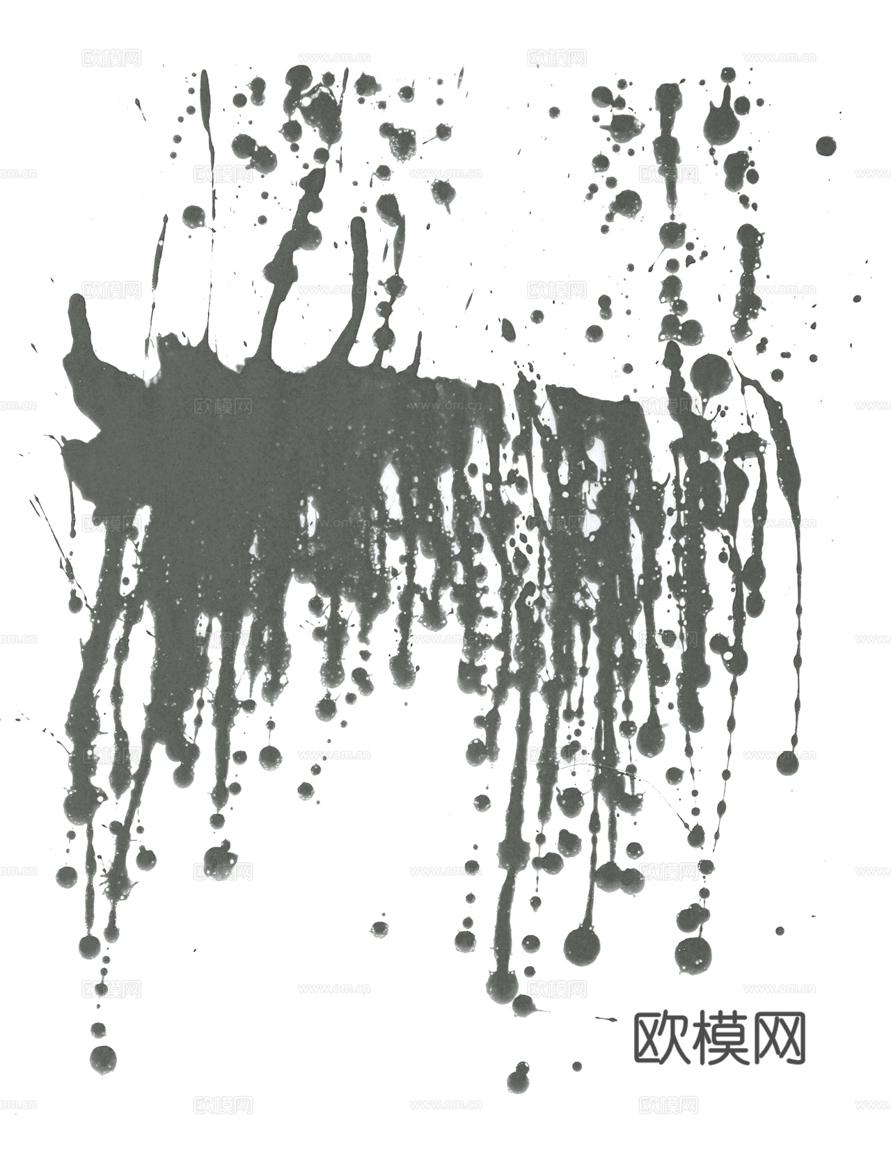 飞溅墨迹 水迹 泼墨 污迹 污渍 墨水涂鸦 抽象艺术画下载