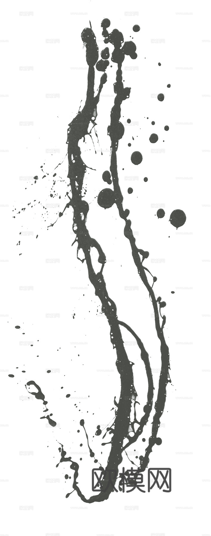 飞溅墨迹 水迹 泼墨 污迹 污渍 墨水涂鸦 抽象艺术画下载