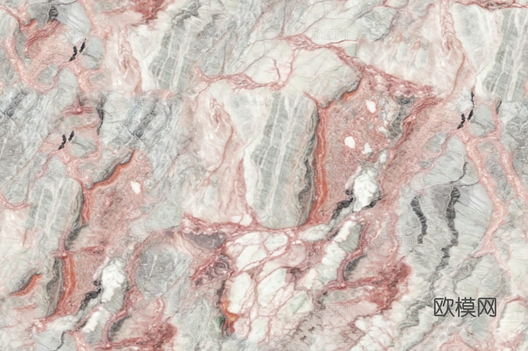 四季粉大理石奢石贴图