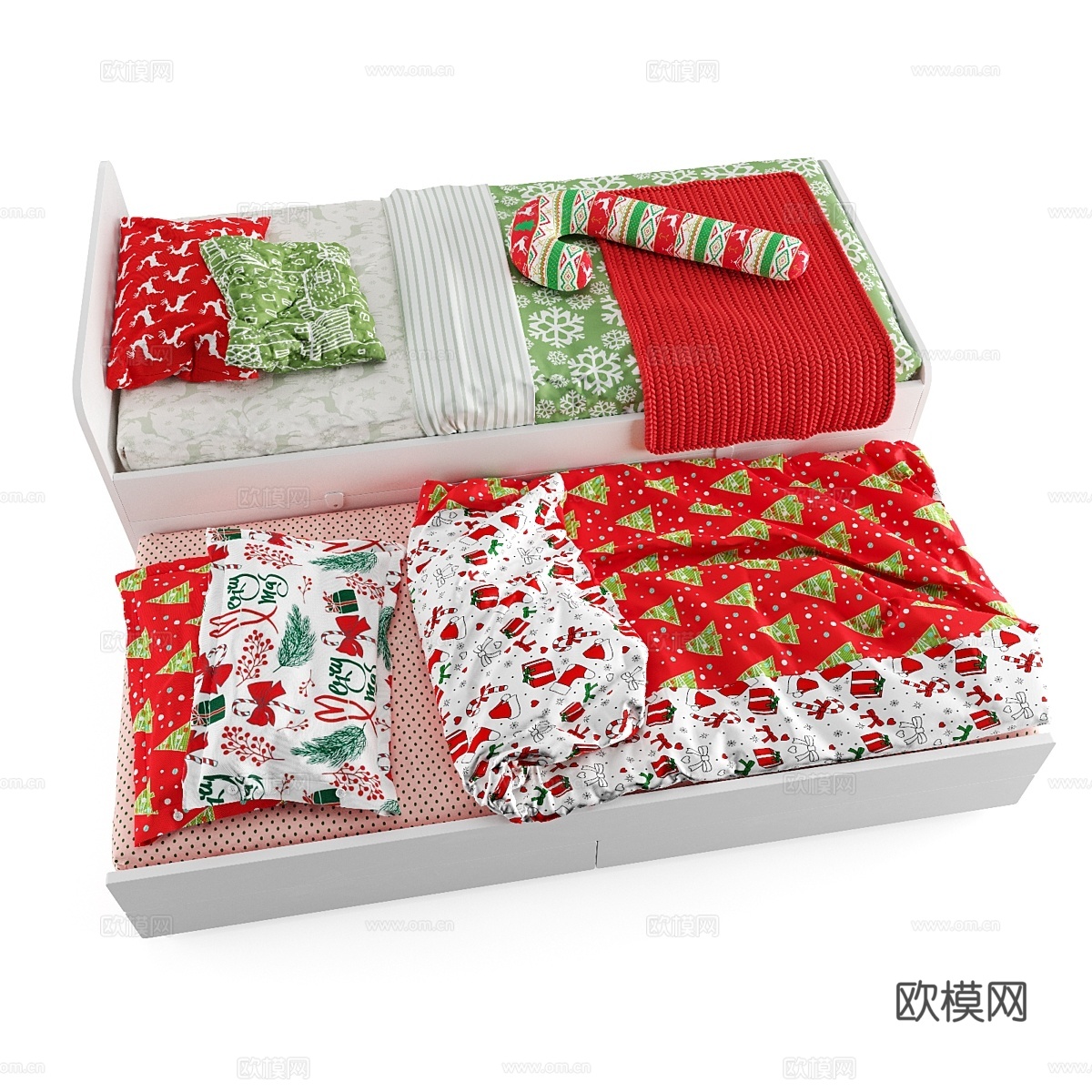 宜家 - SLAKT 新年床品3d模型