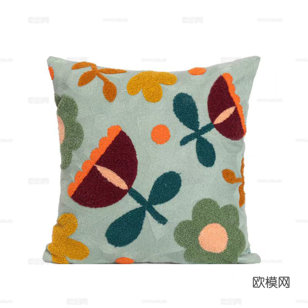 现代抱枕 枕头 印花抱枕 毛绒抱枕