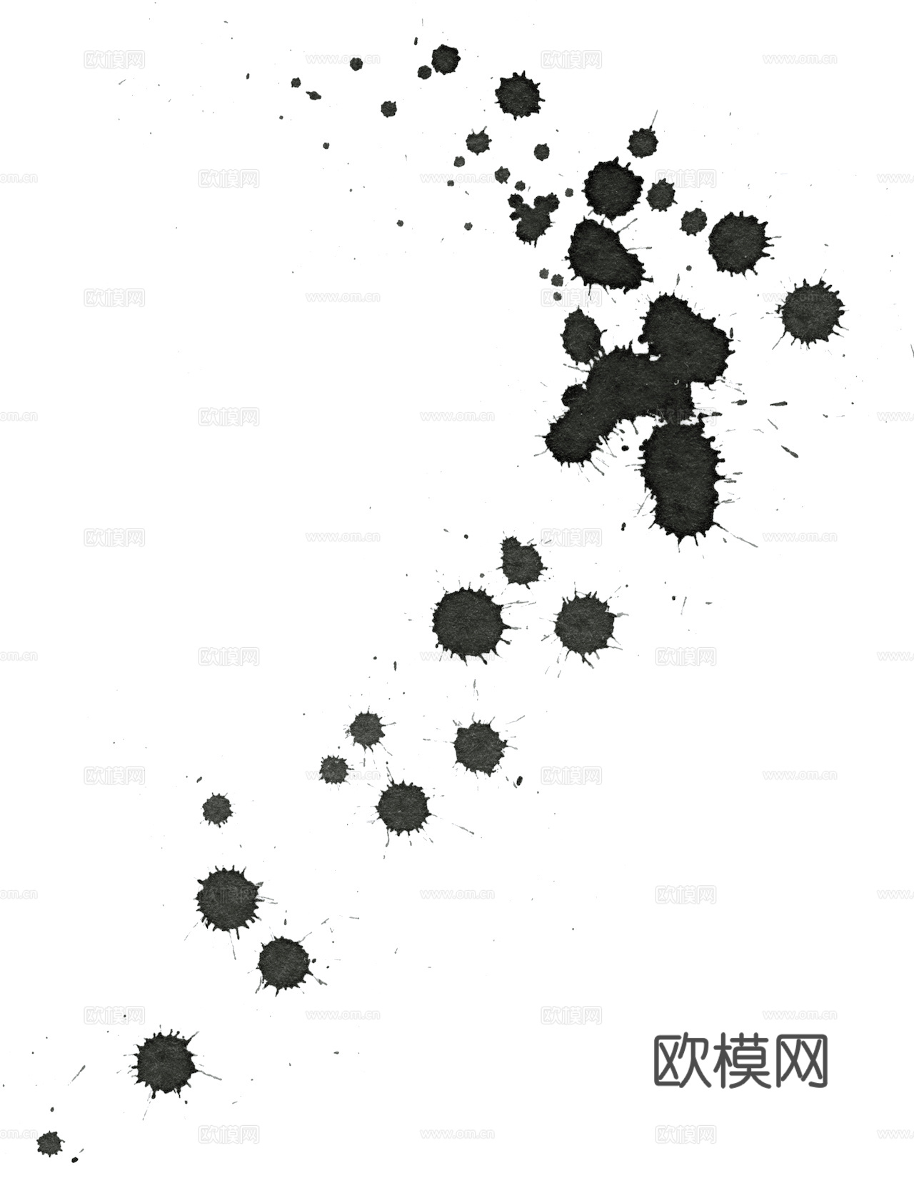 飞溅墨迹 水迹 泼墨 污迹 污渍 墨水涂鸦 抽象艺术画下载