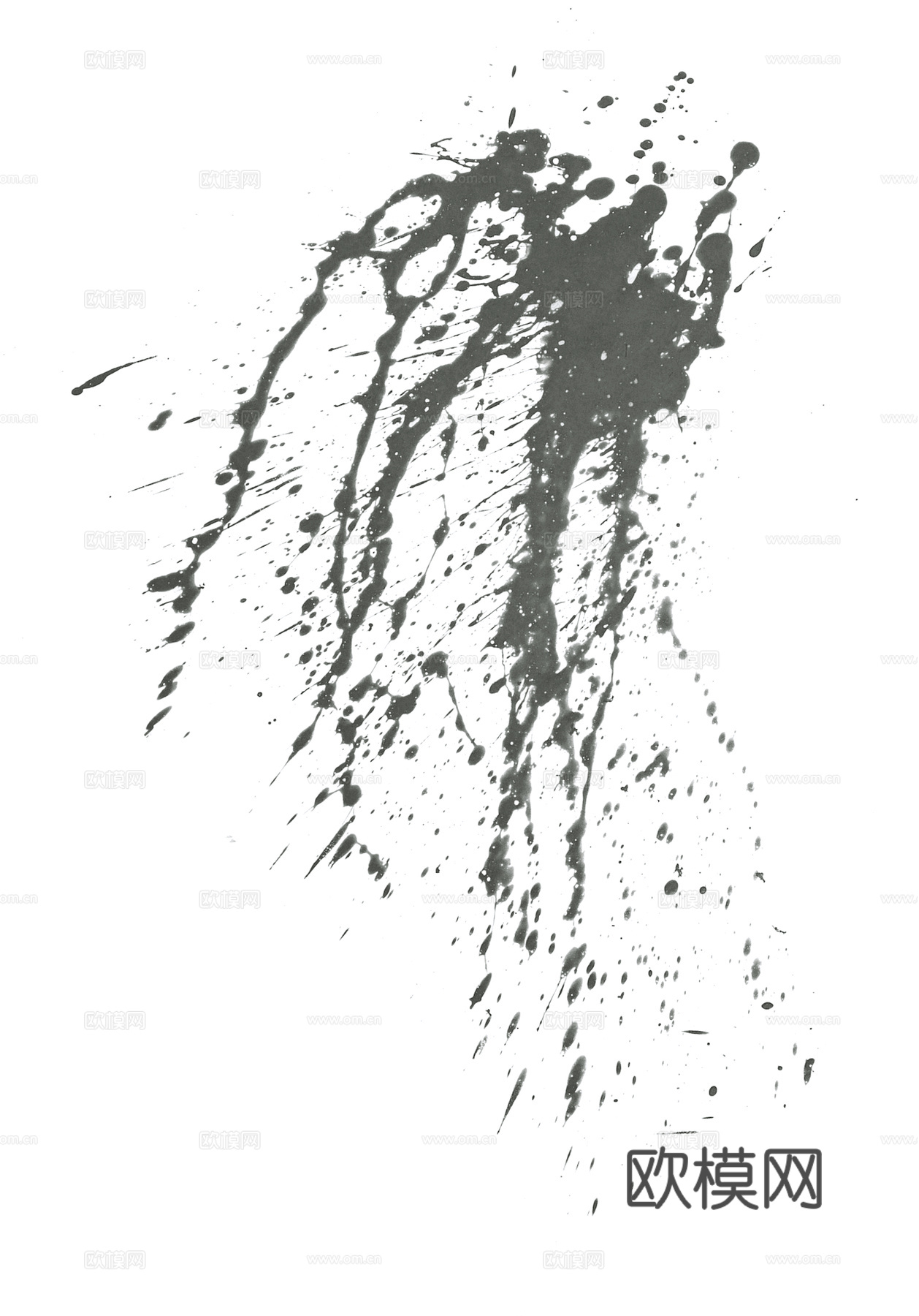 飞溅墨迹 水迹 泼墨 污迹 污渍 墨水涂鸦 抽象艺术画下载