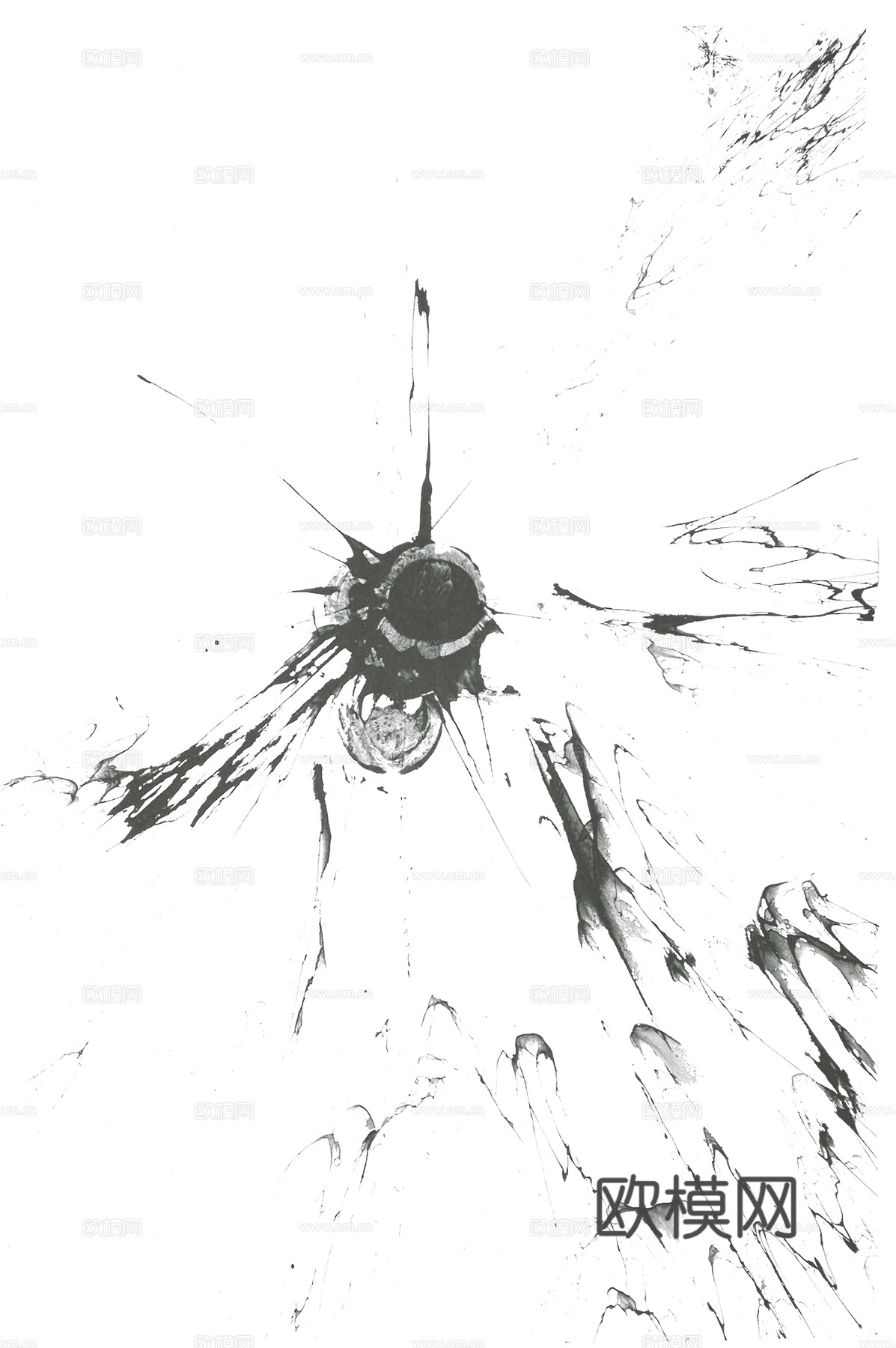 飞溅墨迹 水迹 泼墨 污迹 污渍 墨水涂鸦 抽象艺术画下载