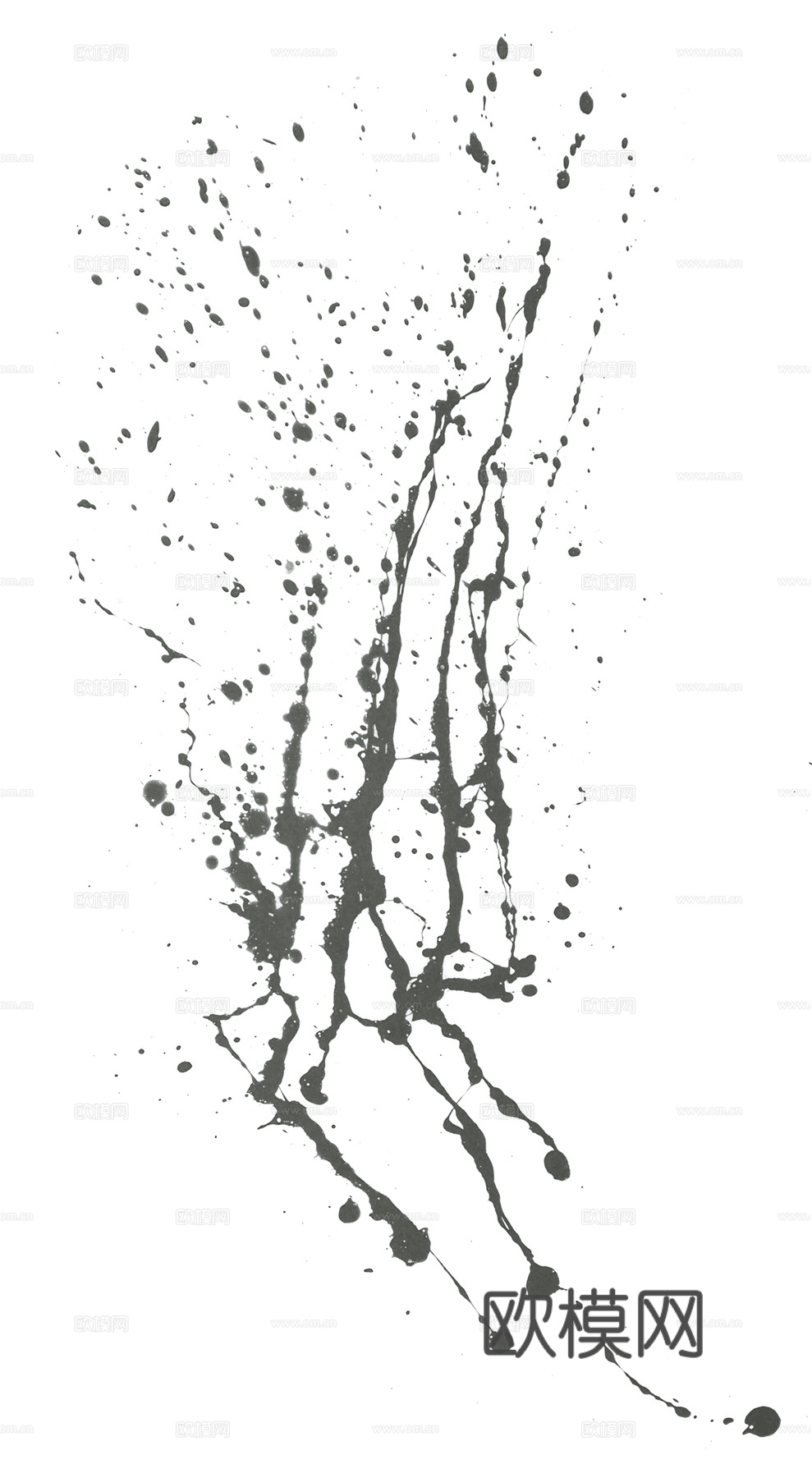 飞溅墨迹 水迹 污迹 污渍 墨水涂鸦 抽象艺术画