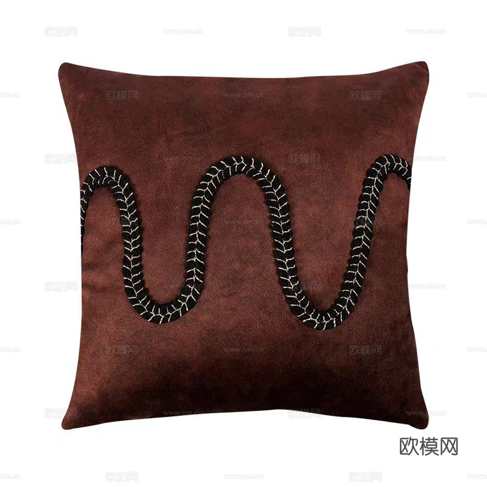 现代抱枕 枕头布艺抱枕 条纹抱枕