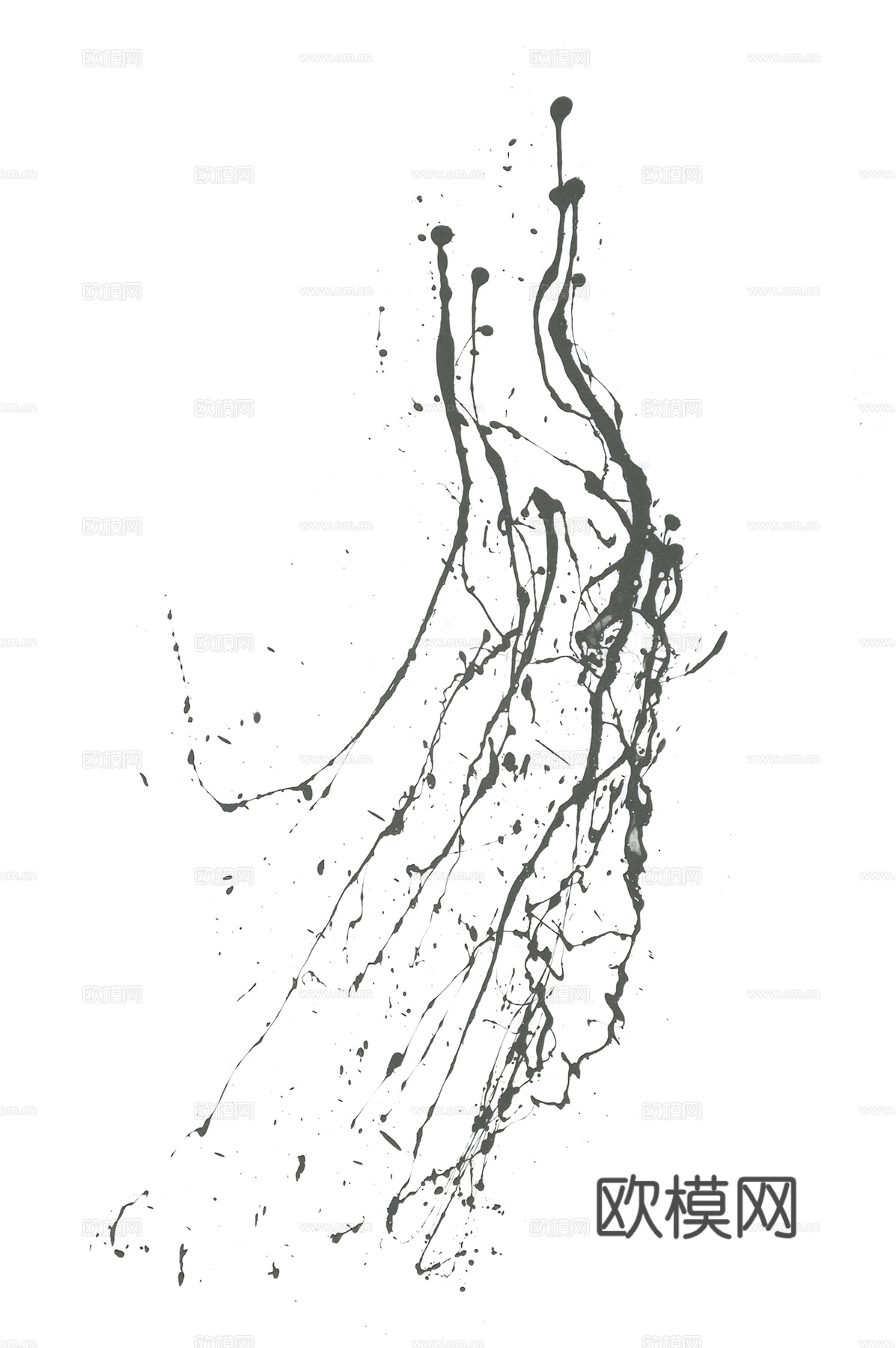 飞溅墨迹 水迹 污迹 污渍 墨水涂鸦