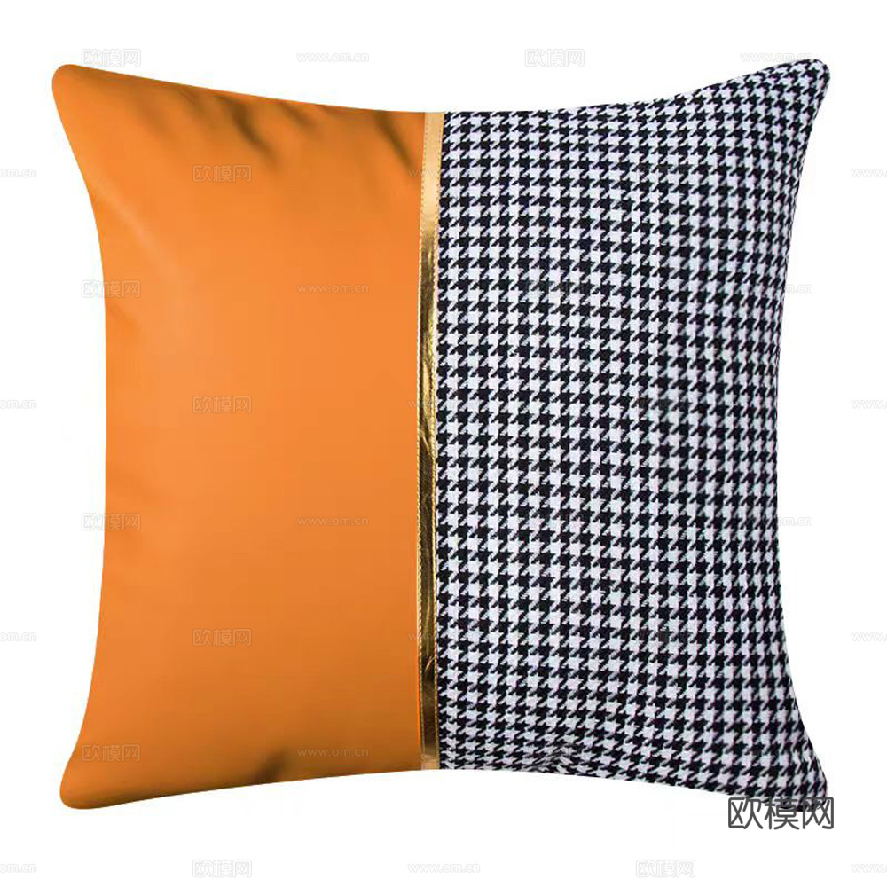 现代抱枕 枕头 印花抱枕 拼接抱枕