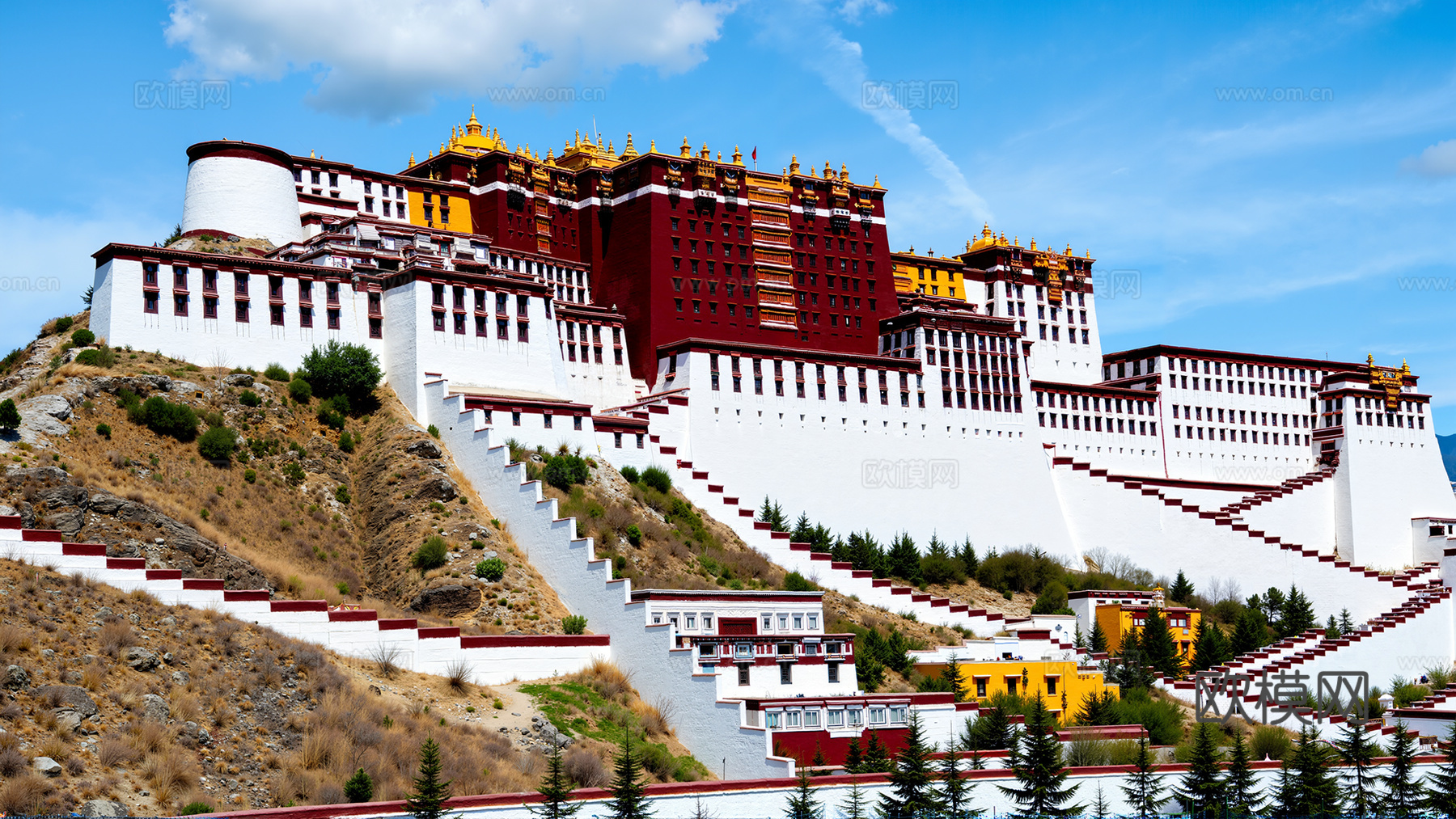 西藏布达拉宫 世界著名建筑