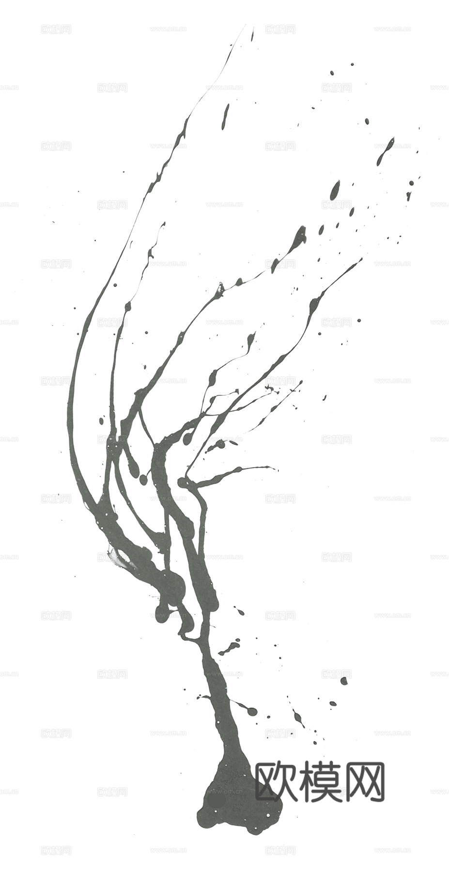 飞溅墨迹 水迹 污迹 污渍 墨水涂鸦 抽象艺术画下载