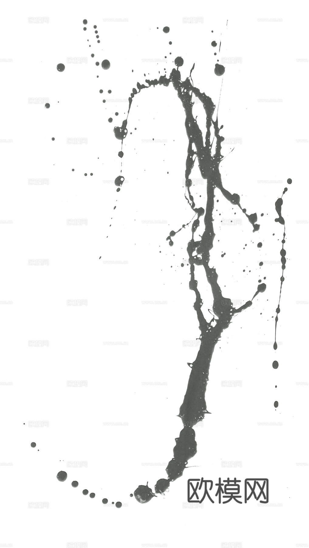 飞溅墨迹 水迹 污迹 污渍 墨水涂鸦 抽象艺术画