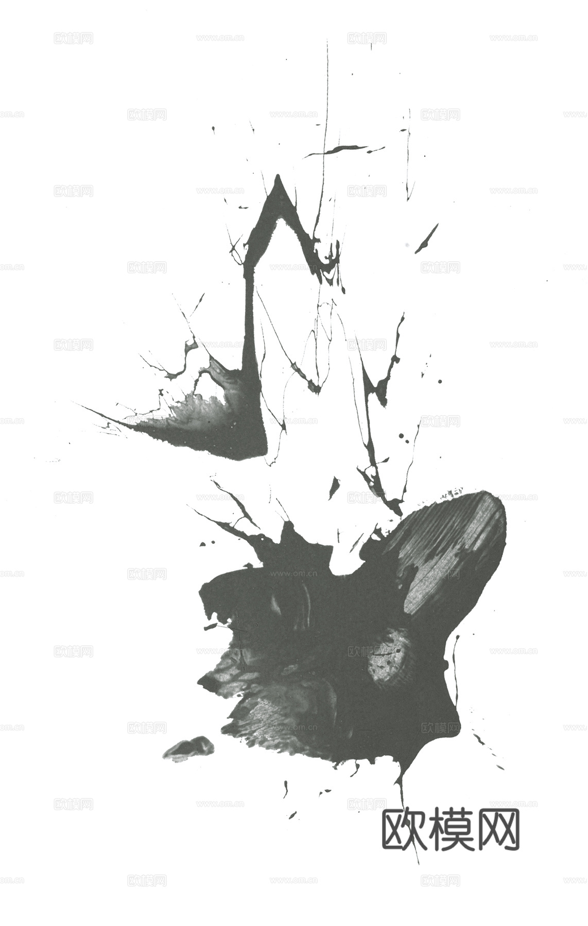 飞溅墨迹 水迹 泼墨 污迹 污渍 墨水涂鸦 抽象艺术画下载