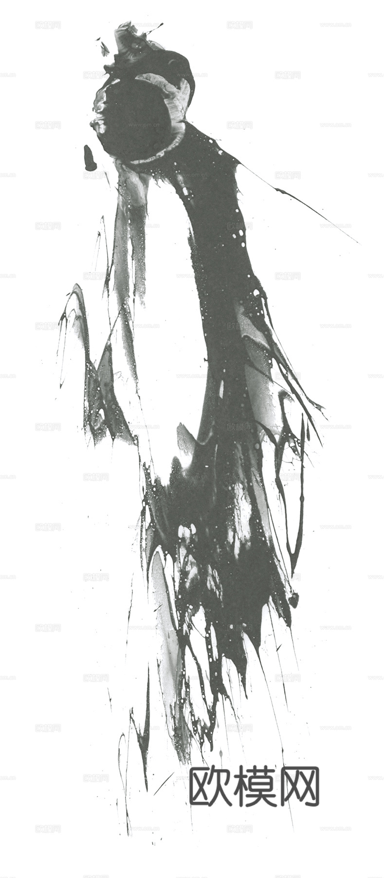 飞溅墨迹 水迹 污迹 污渍 墨水涂鸦 抽象艺术画