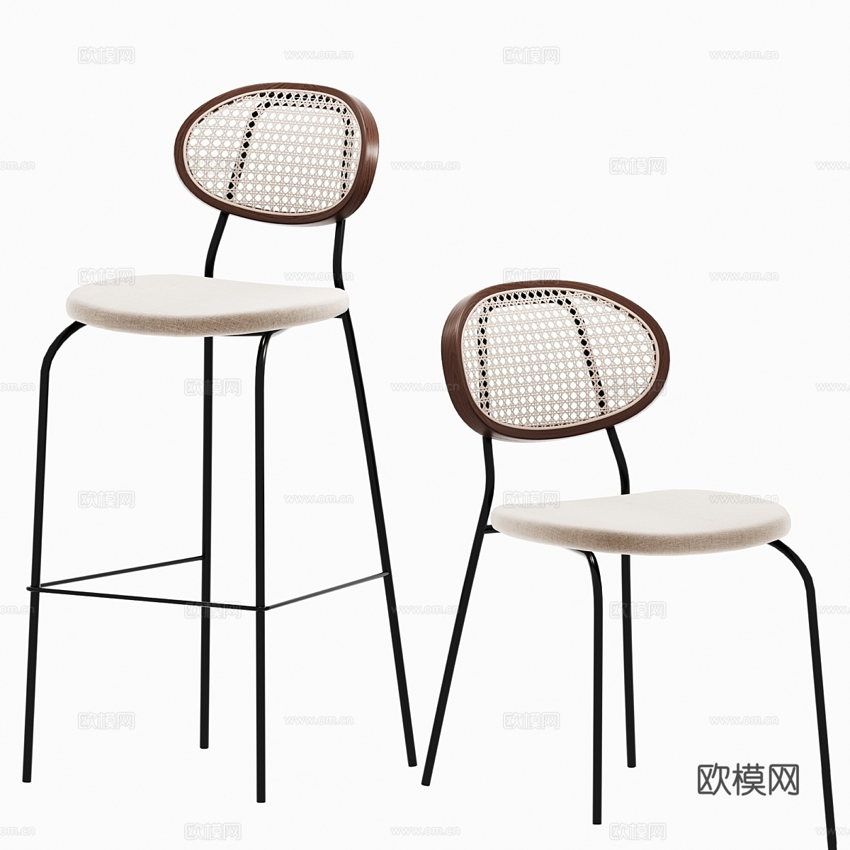 德斯特椅子3d模型下载