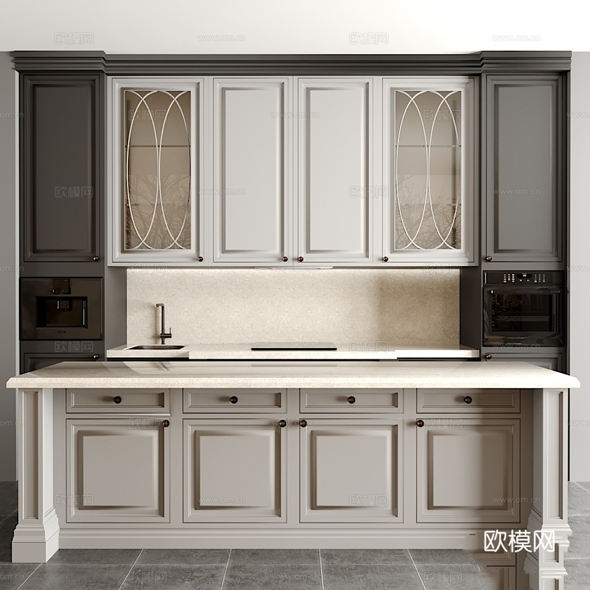 厨房3d模型下载