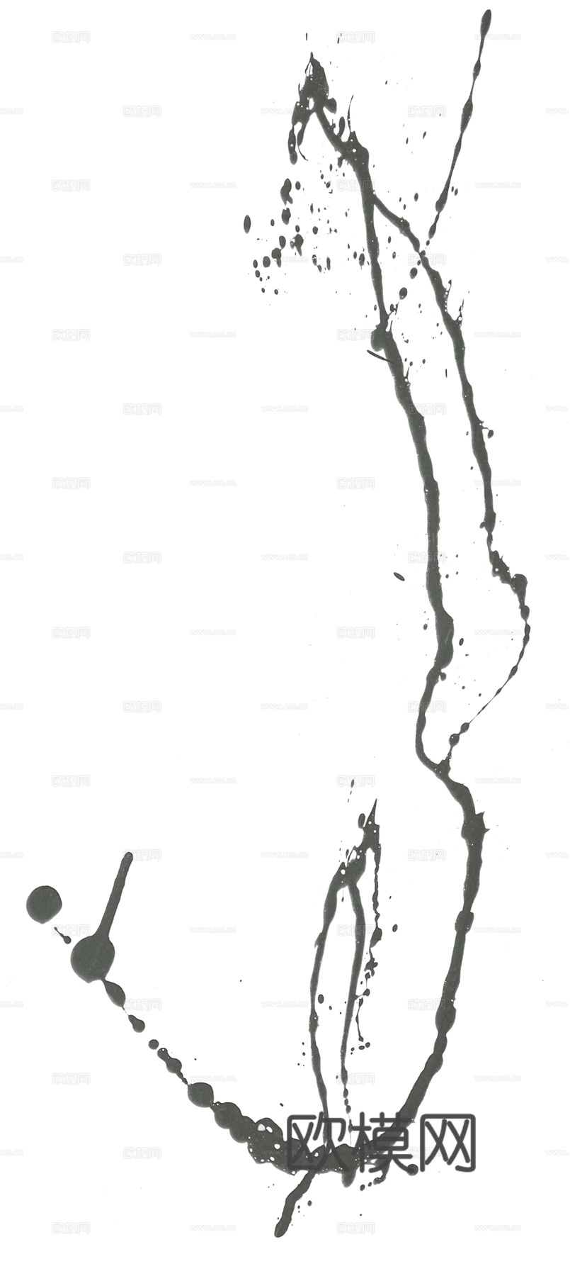 飞溅墨迹 水迹 污迹 污渍 墨水涂鸦 抽象艺术画