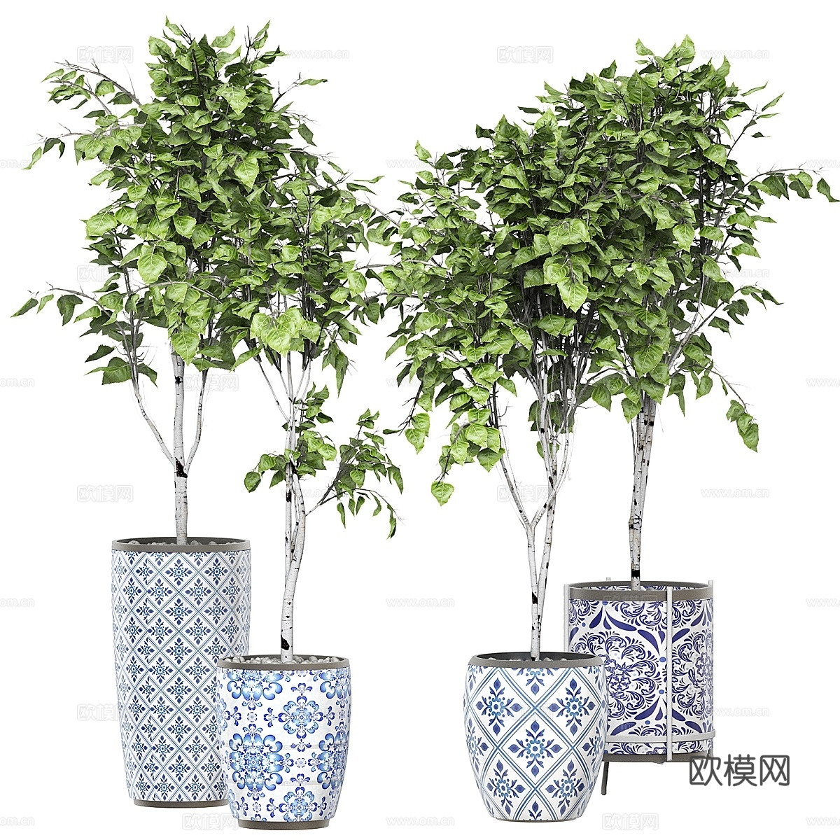 花卉套装1473d模型下载