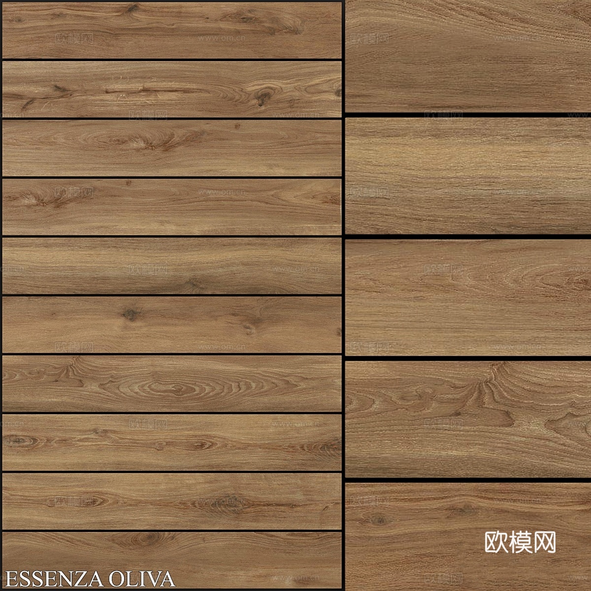 宙斯陶瓷 Essenza 橄榄木3d模型