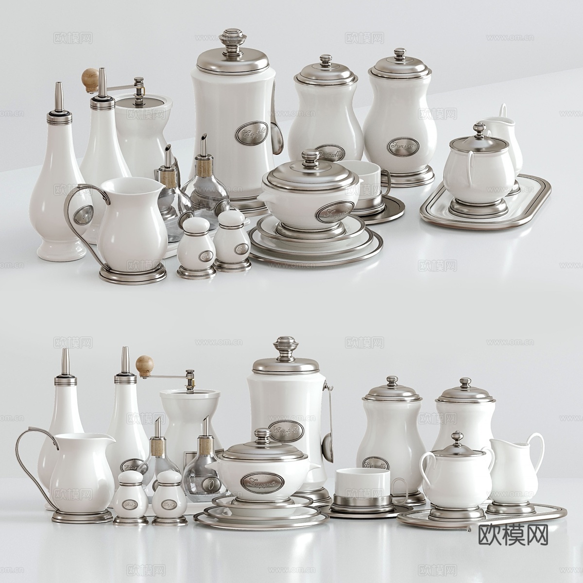 Arte Italica托斯卡纳厨房套装3d模型下载