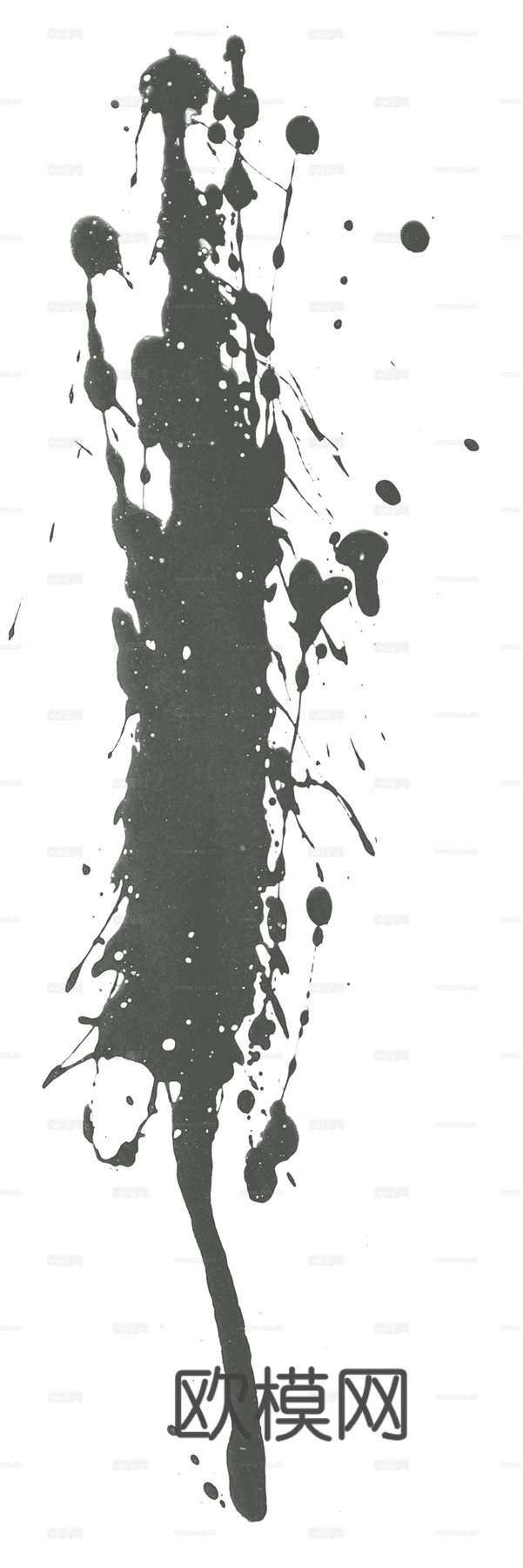 飞溅墨迹 水迹 污迹 污渍 墨水涂鸦 抽象艺术画