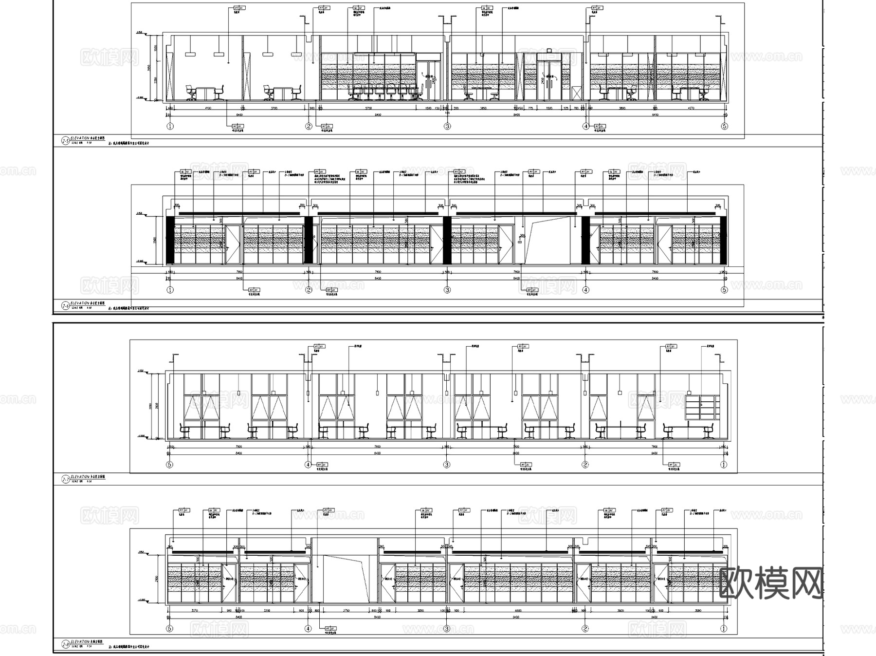中民筑友长沙产业园1#实验工厂办公室室内工装CAD施工图cad施工图