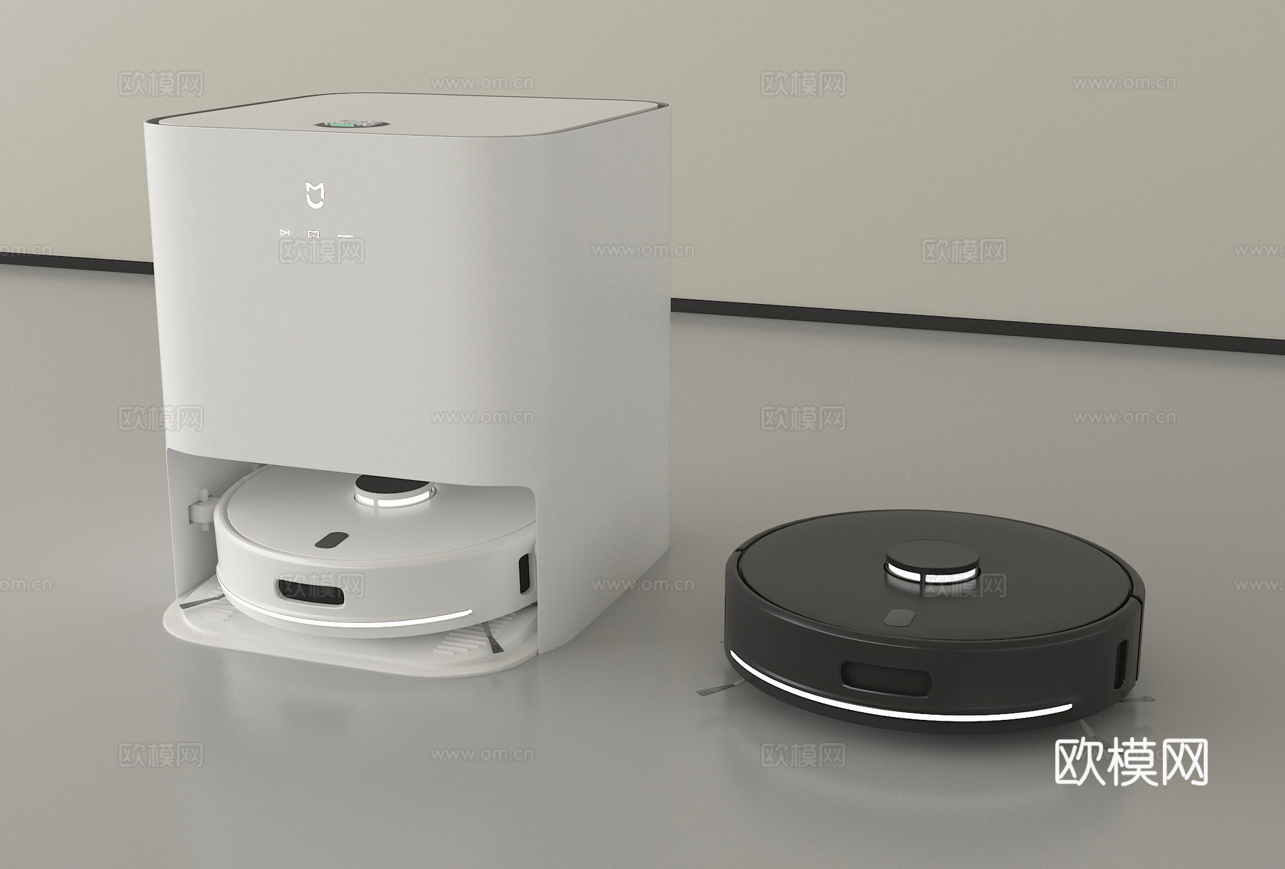 现代扫地机器人su模型