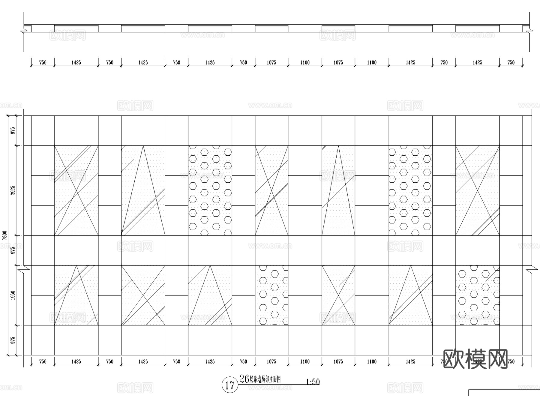 上海葛洲坝大厦办公室室内工装CAD施工图cad施工图