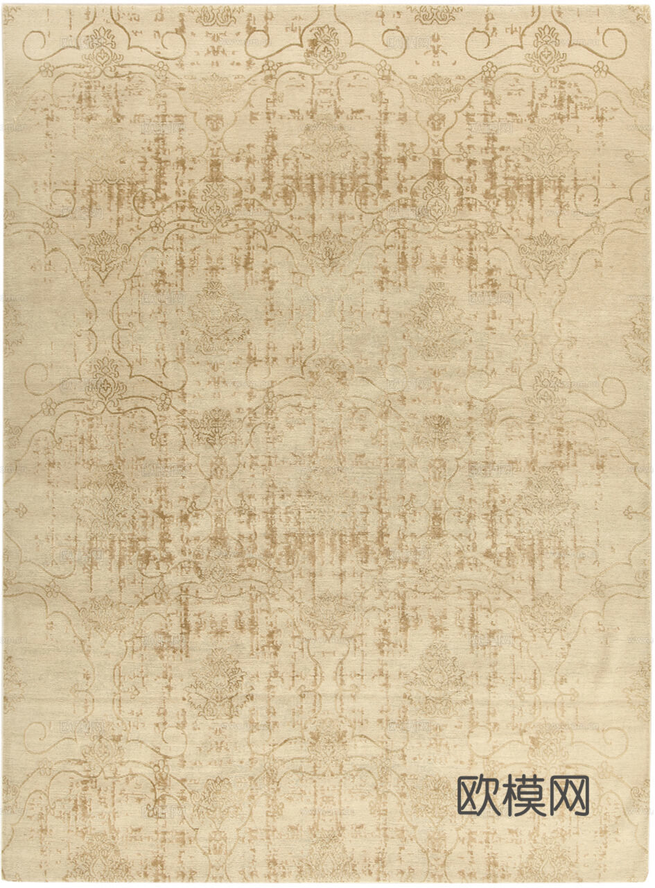 新中式印花地毯  简约地毯 地毯 块毯 毛毯