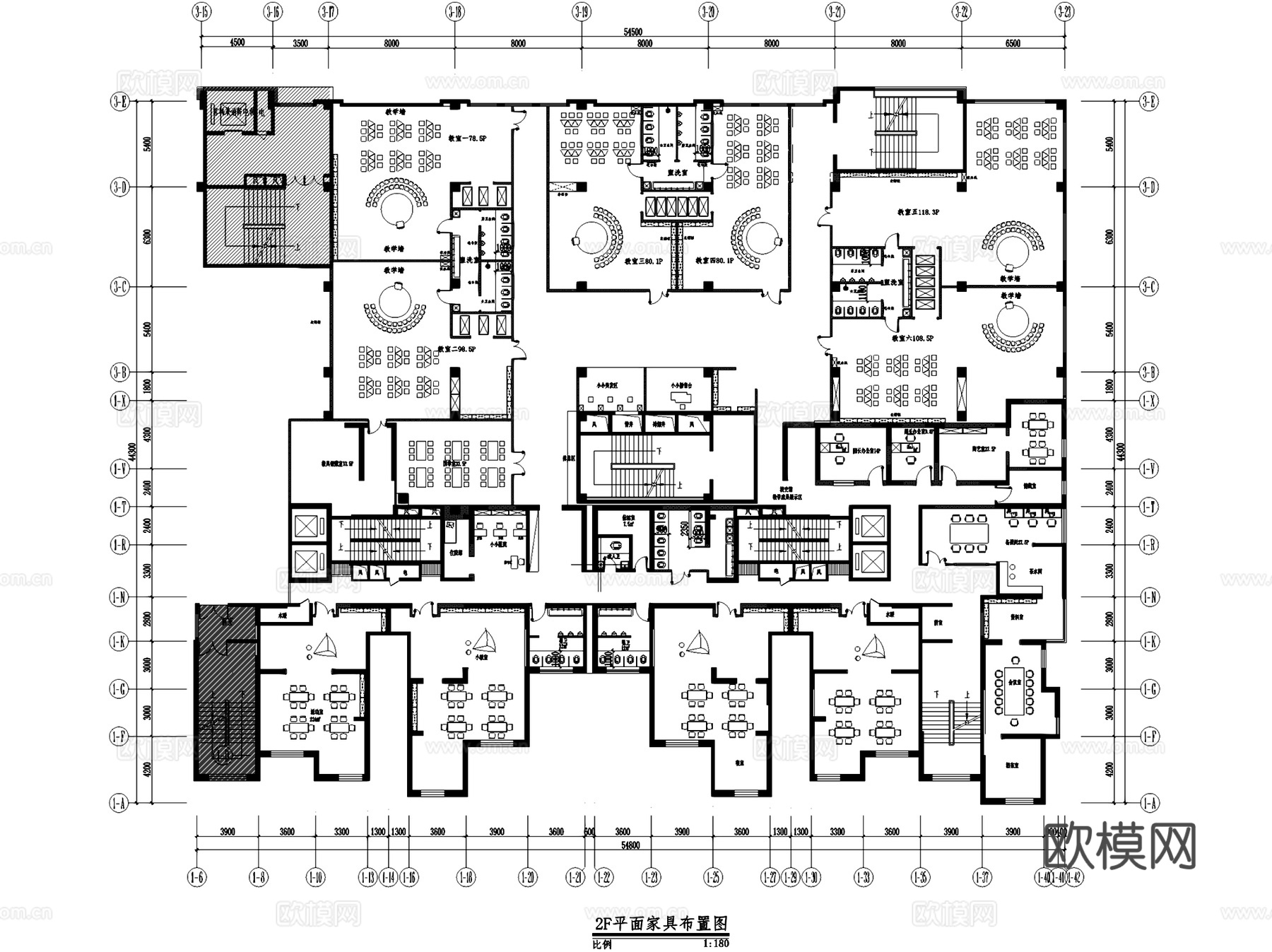 品格蒙特梭利幼儿园室内工装CAD施工图cad施工图cad施工图