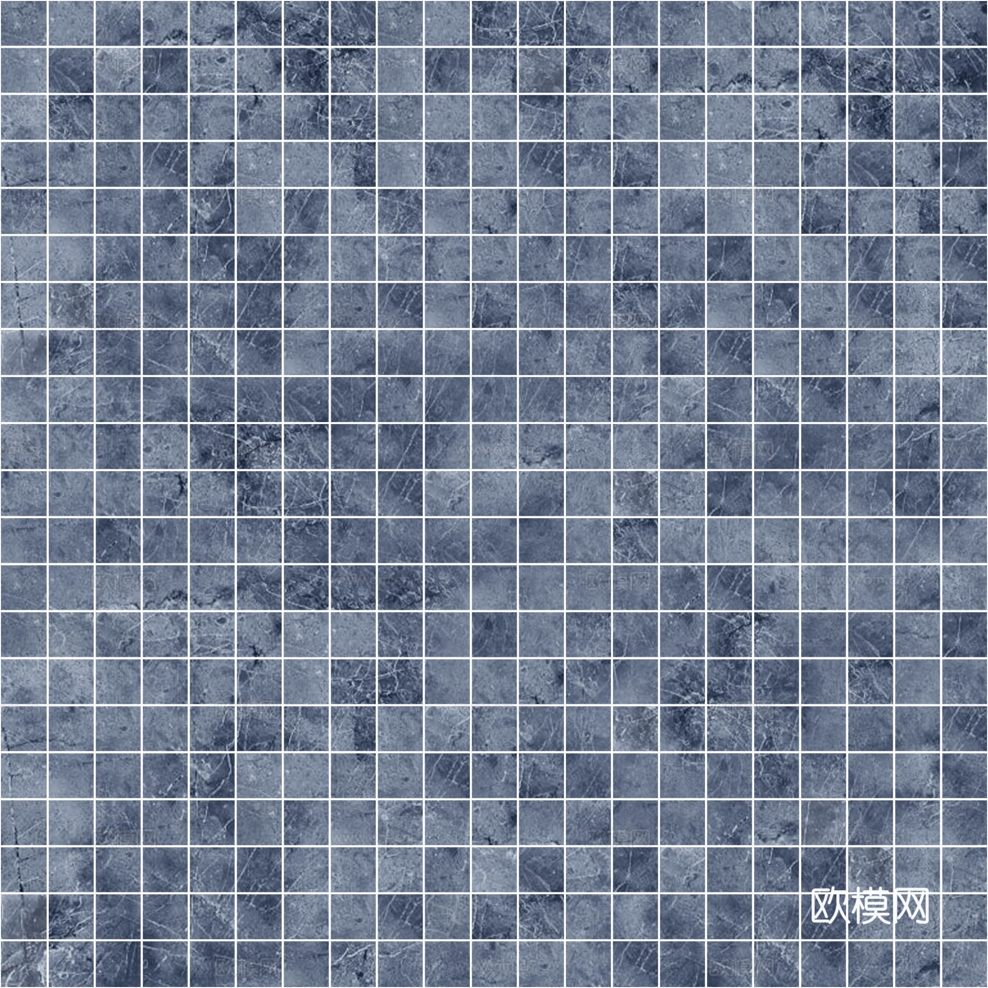 无缝蓝色马赛克