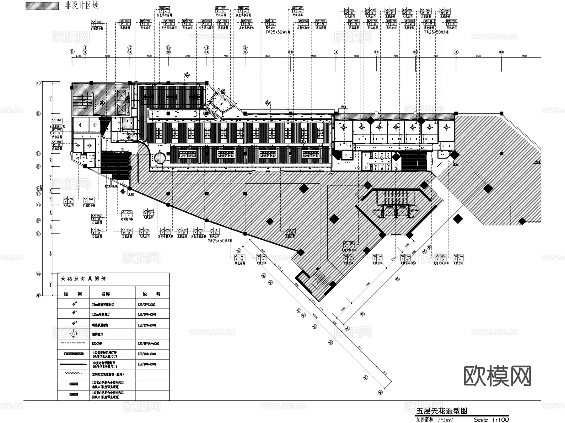 球元素台球棋牌俱乐部室内工装CAD施工图cad施工图