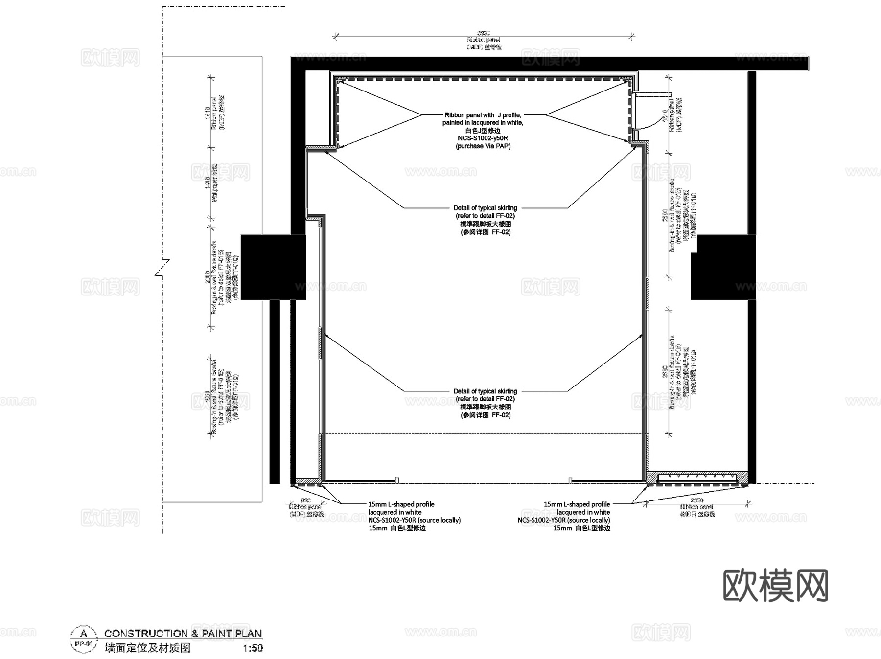 潘多拉珠宝店室内工装CAD施工图cad施工图