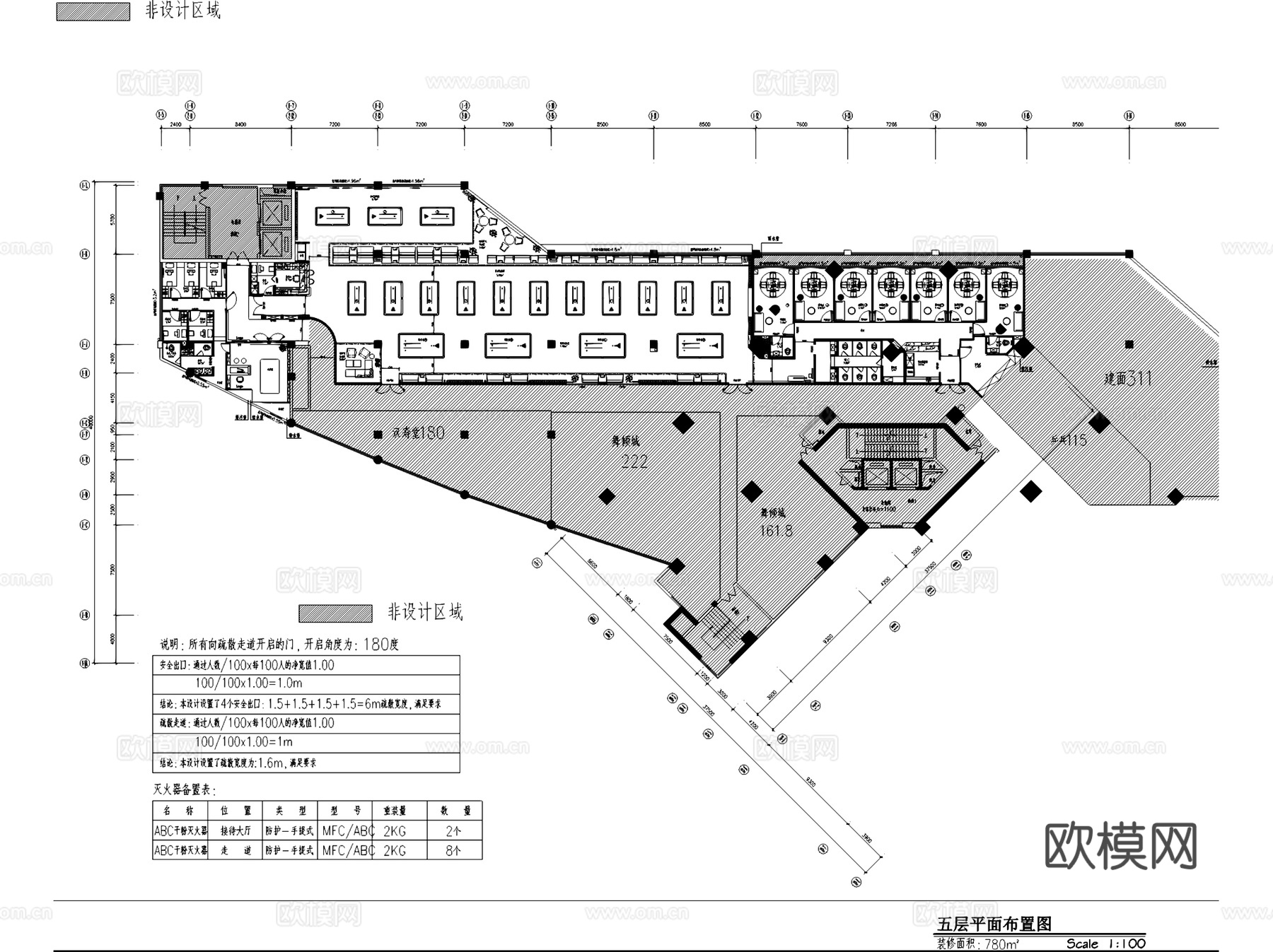 球元素台球棋牌俱乐部室内工装CAD施工图cad施工图