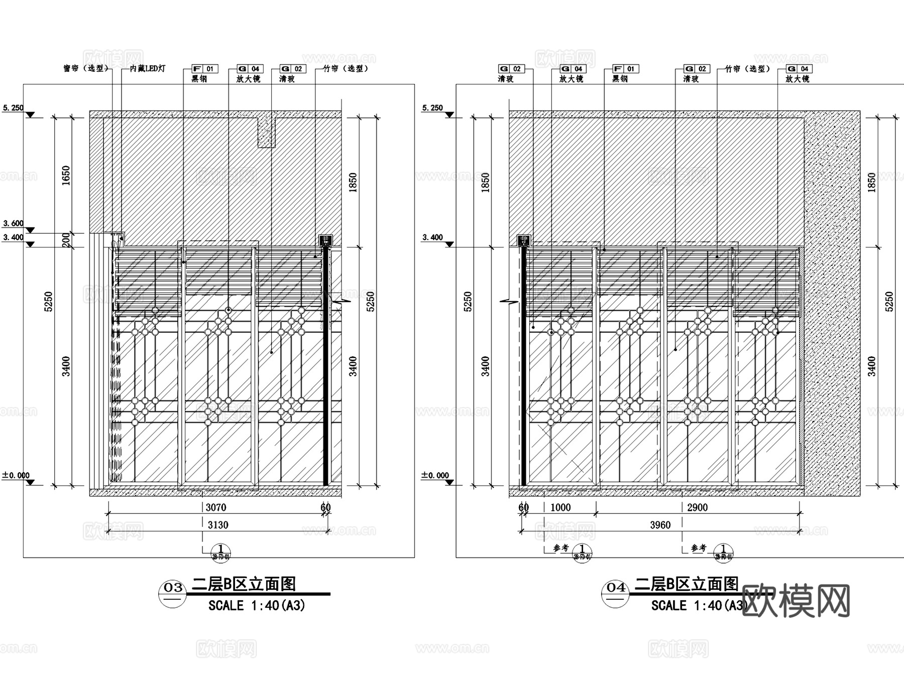 红酒会所酒吧室内工装CAD施工图cad施工图