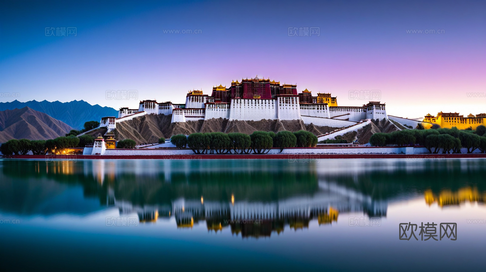 西藏布达拉宫 建筑摄影