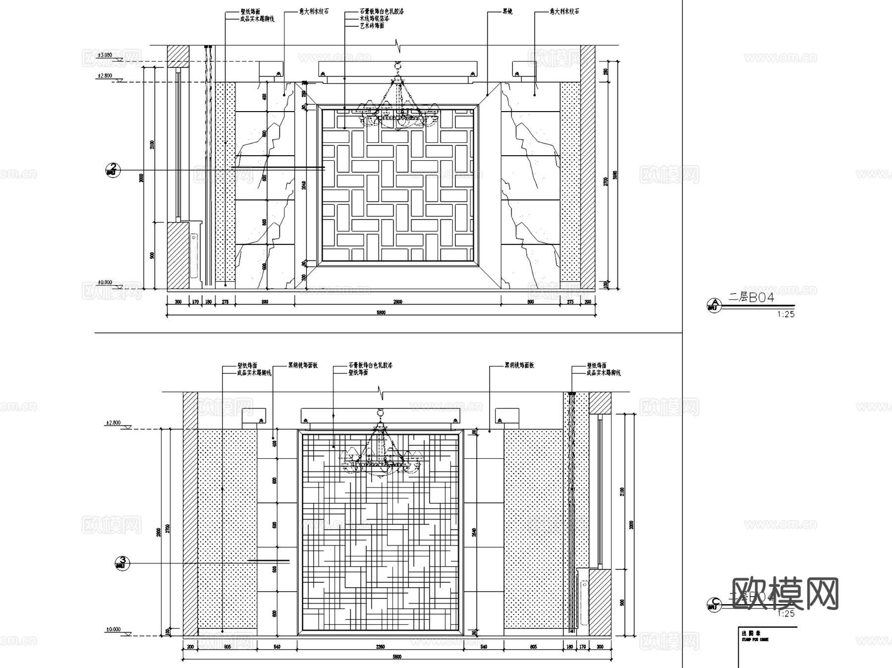 伊春日月峡旅游度假服务区综合楼室内工装CAD施工图cad施工图下载（渲染图8）