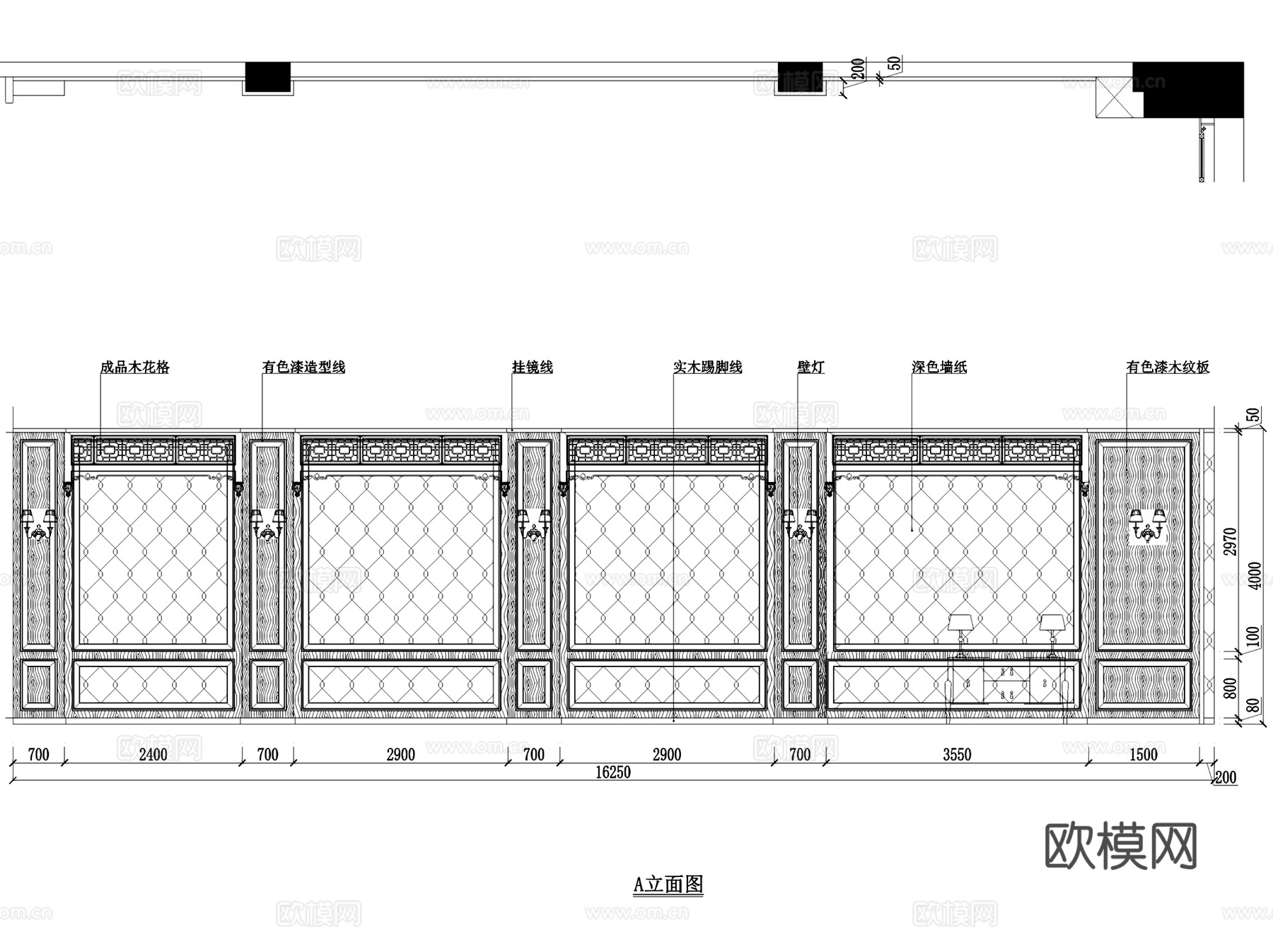 凯歌归茶楼茶室会所室内工装CAD施工图整套cad施工图