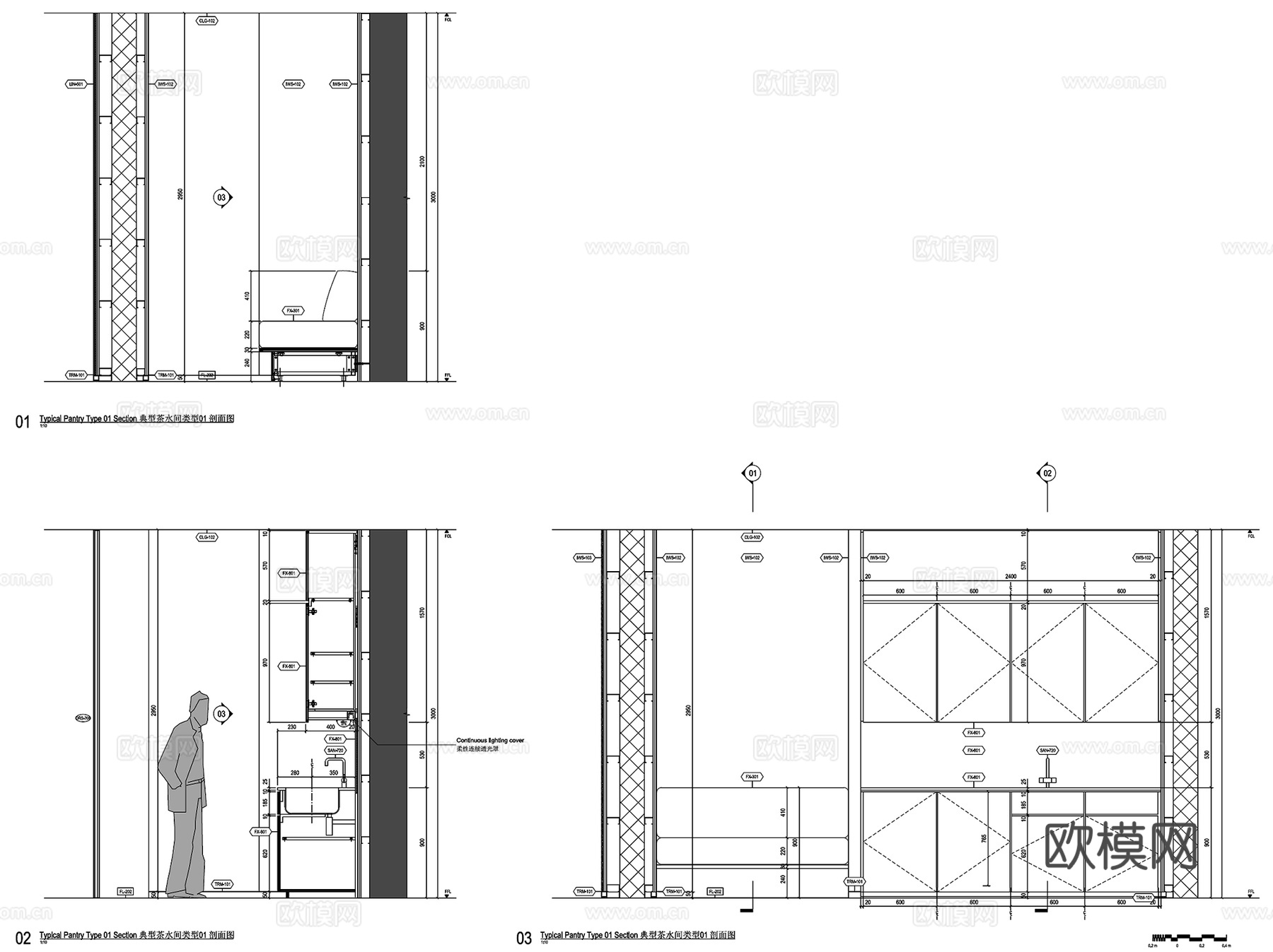 上海苏河湾华润置地办公楼大堂及电梯厅室内工装CAD施工图cad施工图