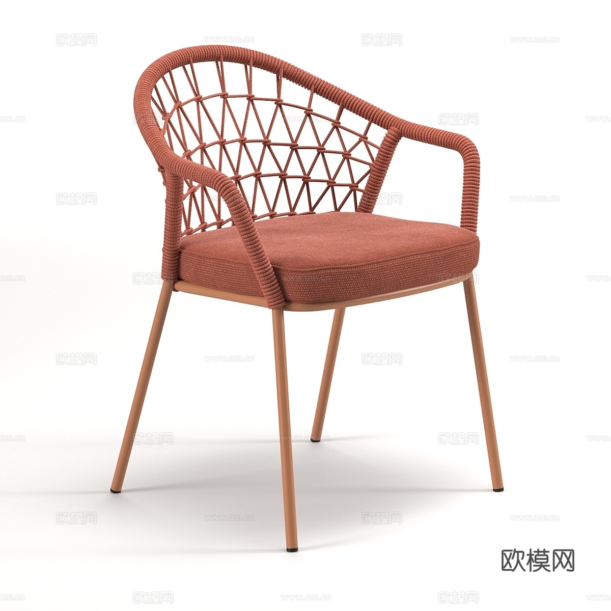 带靠垫沙发 #23d模型下载