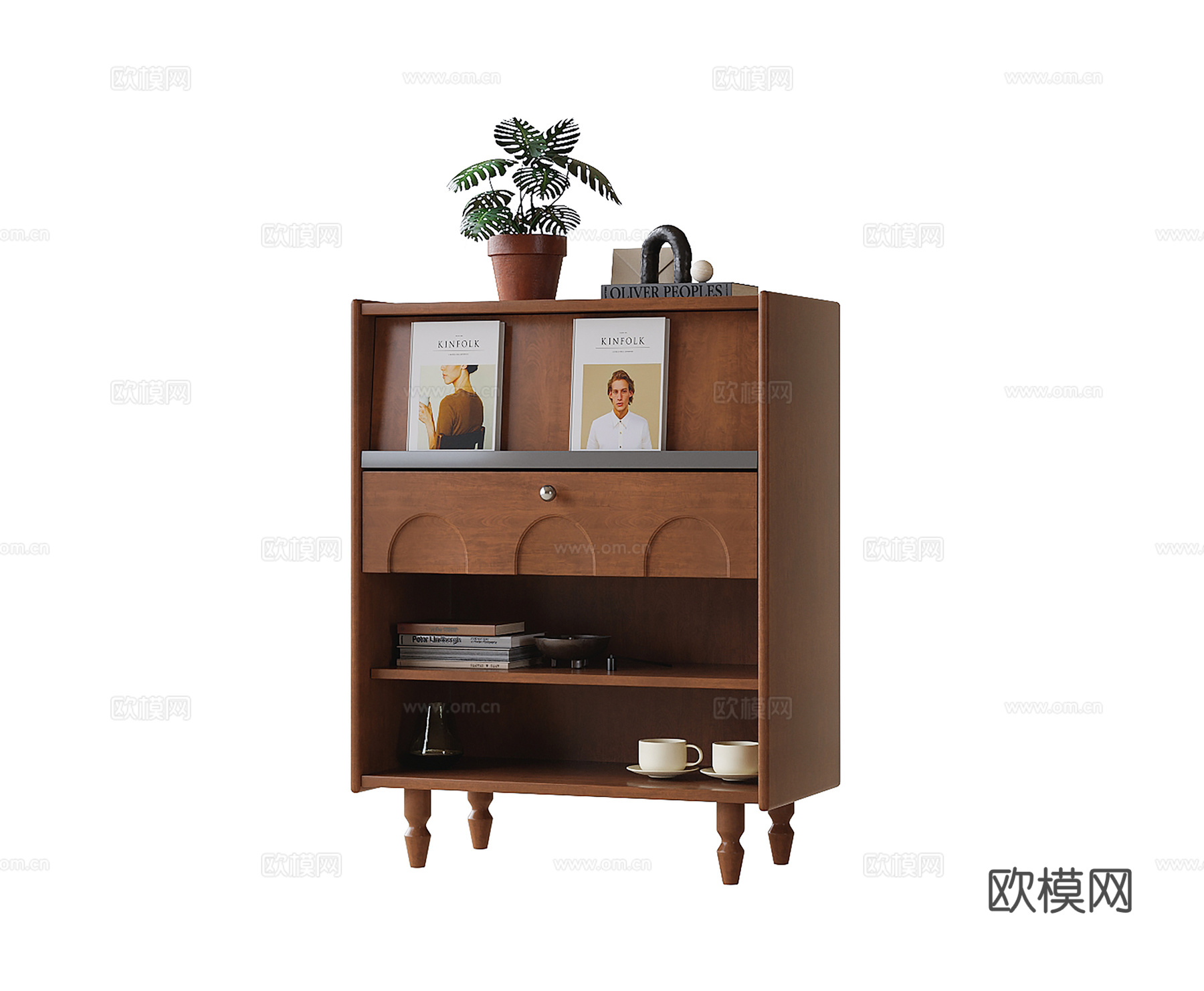 宋式边柜 装饰柜su模型