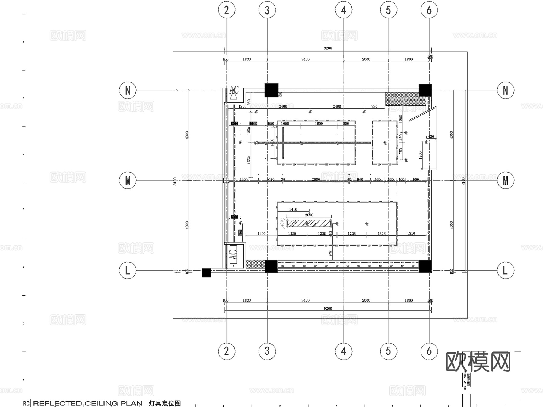 苏州大汉富邦办公室室内装饰CAD施工图+文本+SUcad施工图