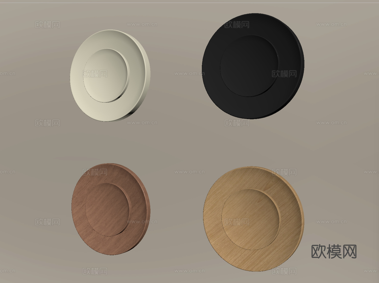 侘寂风壁灯su模型