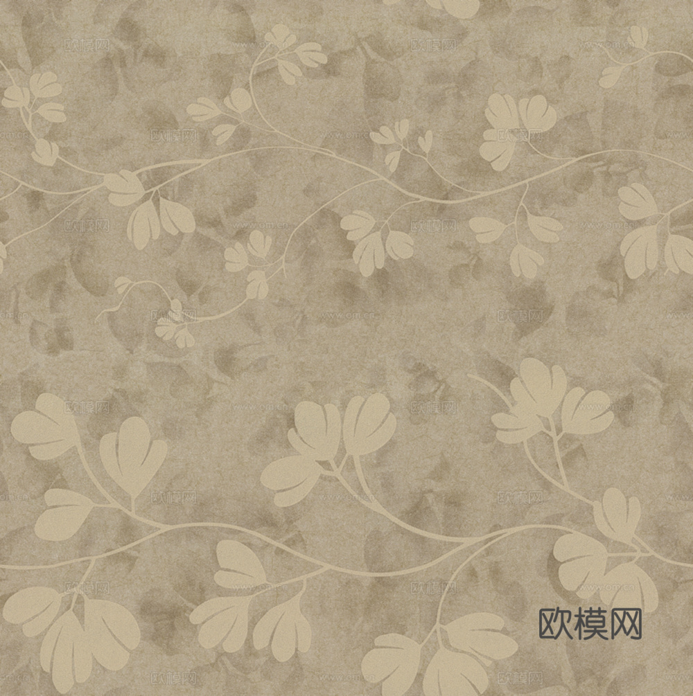 无缝深色花纹壁纸