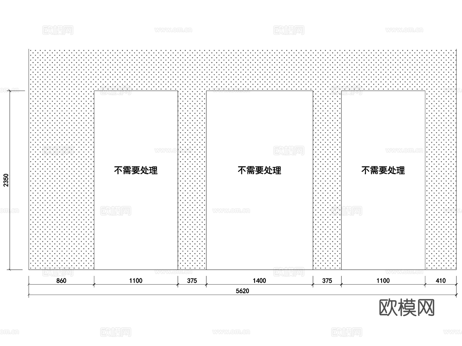 泽远美妆化妆品店室内工装CAD施工图cad施工图