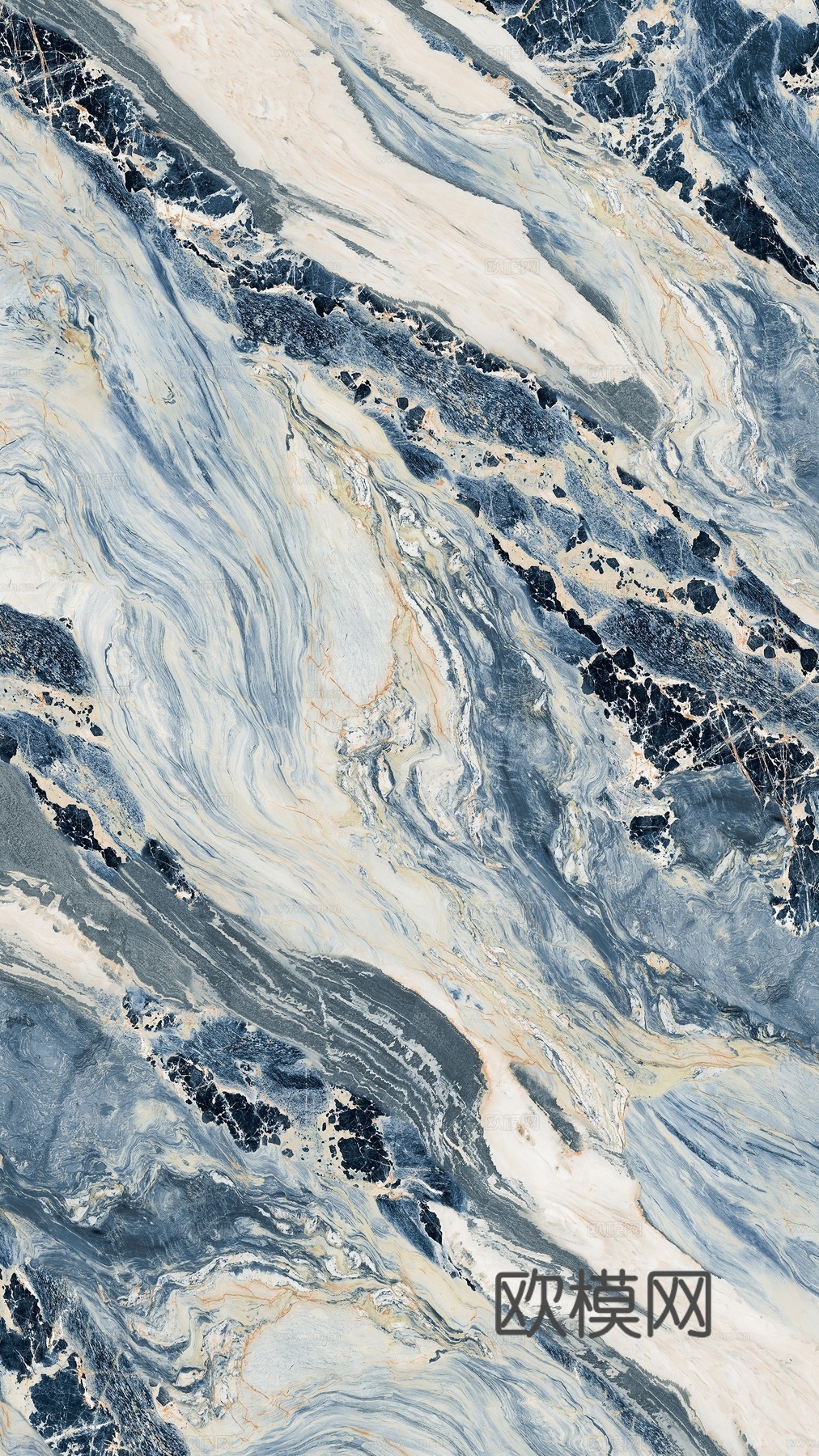 海蓝之谜超白坯亮光大理石奢石贴图